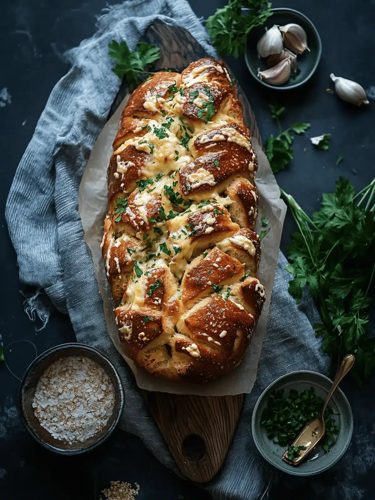 Cheesy Garlic Pull Apart Bread Perfect for Quick Gatherings 3 Cheesy Garlic Pull Apart Bread