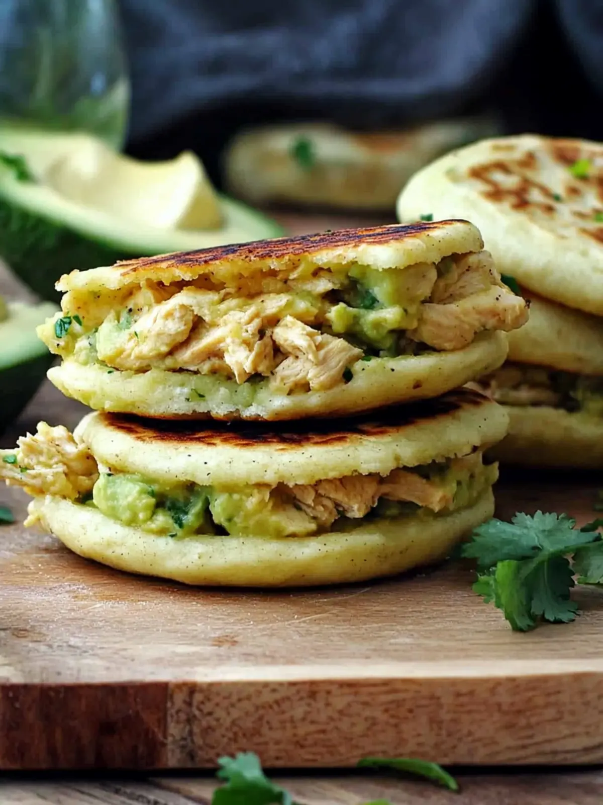 Venezuelan Arepas with Chicken and Avocado You'll Crave Daily 3 Venezuelan Arepas with Chicken and Avocado