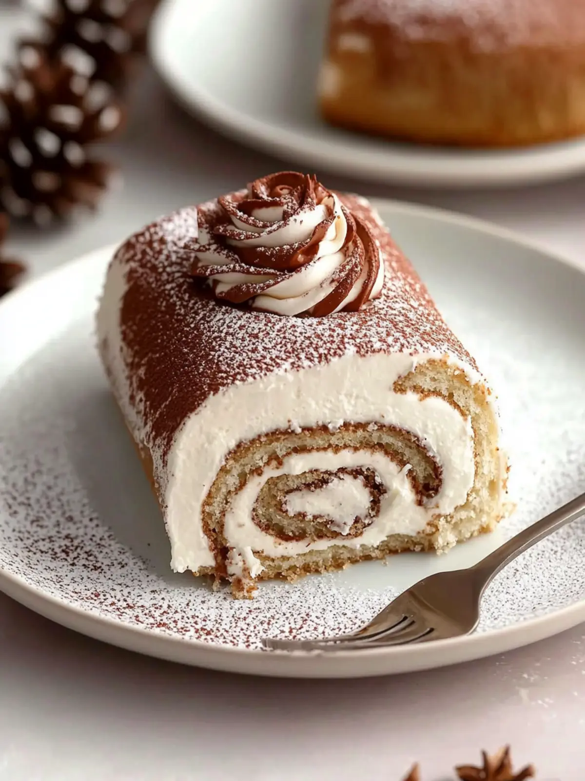Gourmet Tiramisu Yule Log Cake: Celebrate with Coffee Bliss 4 Gourmet Tiramisu Yule Log Cake