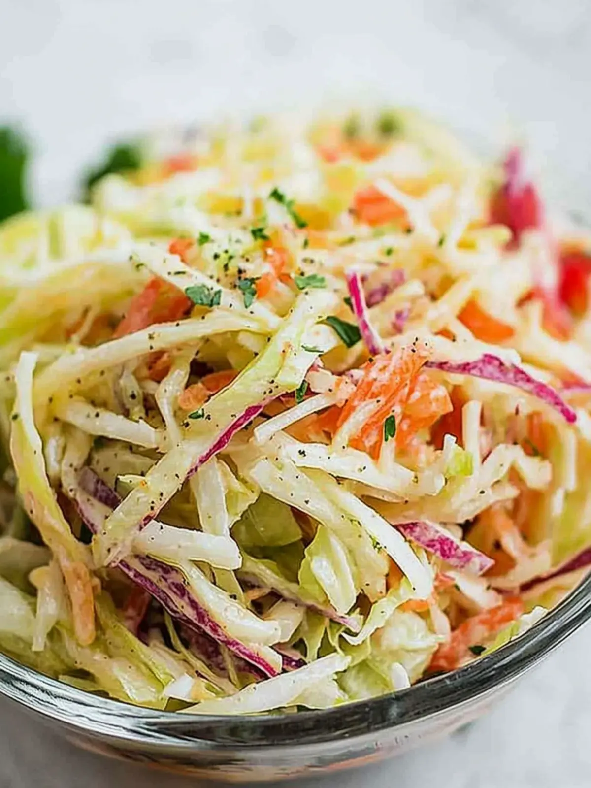 Healthy Greek Cabbage Salad Lahanosalata for Refreshing Crunch 4 Greek Cabbage Salad - Lahanosalata (vinegar coleslaw)