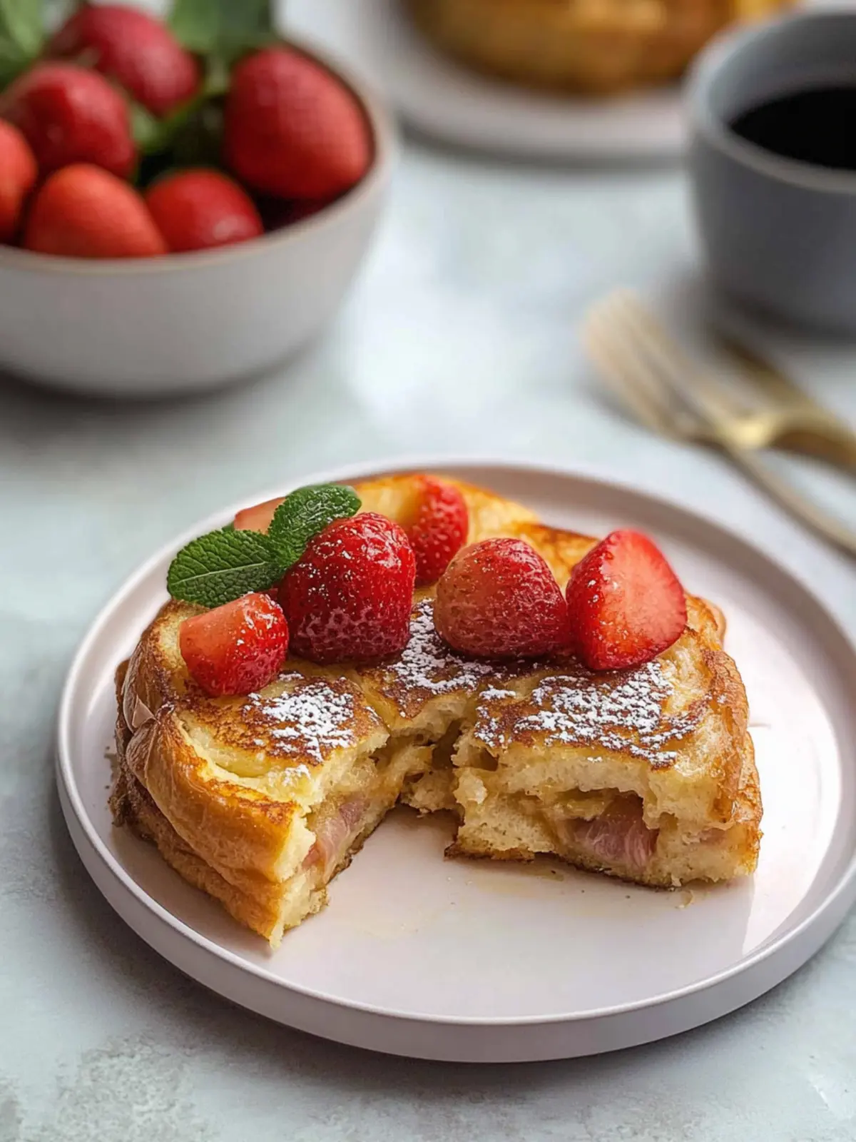 Irresistible Croissant French Toast Bake You ll Crave Every Morning 2 Croissant french toast