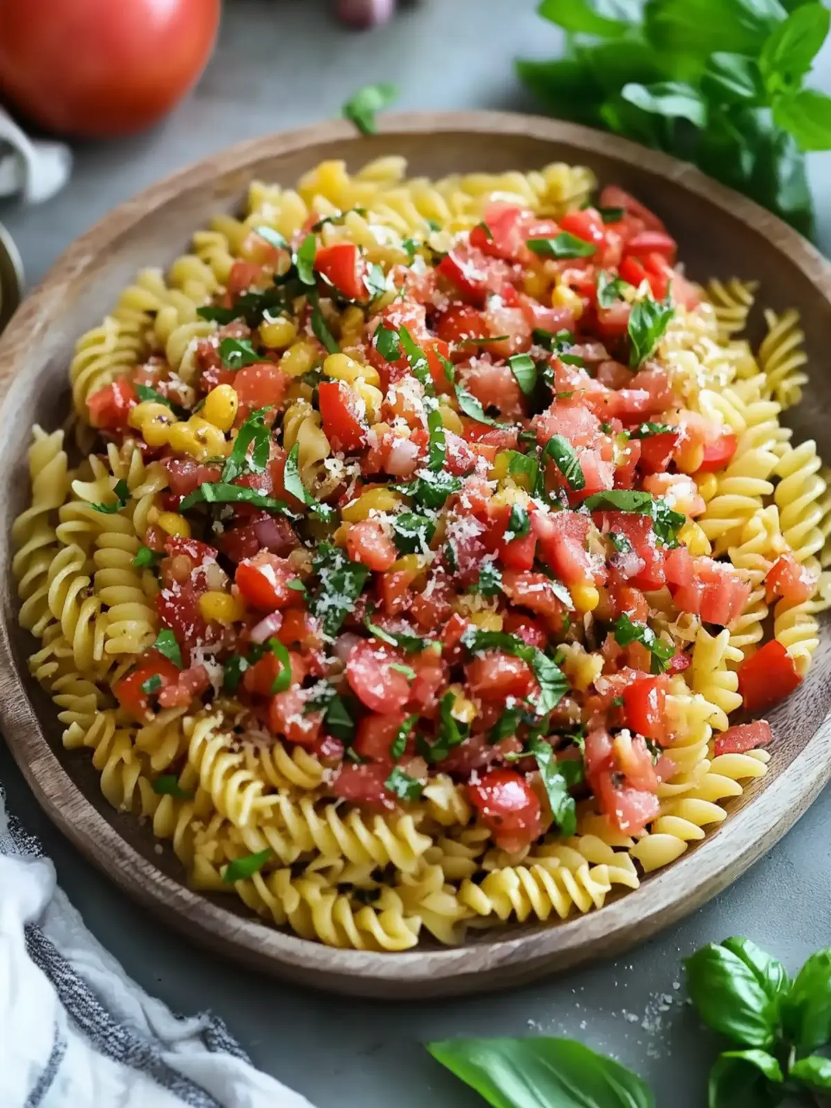Delicious Bruschetta Pasta Salad for Bright Summer Days 4 Bruschetta Pasta Salad