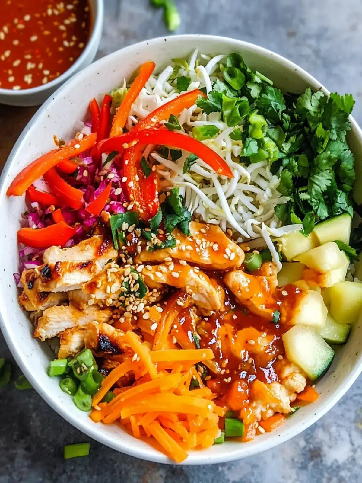 Thai Sweet Chili Chicken Buddha Bowls for Quick Healthy Meals 2 Thai Sweet Chili Chicken Buddha Bowls