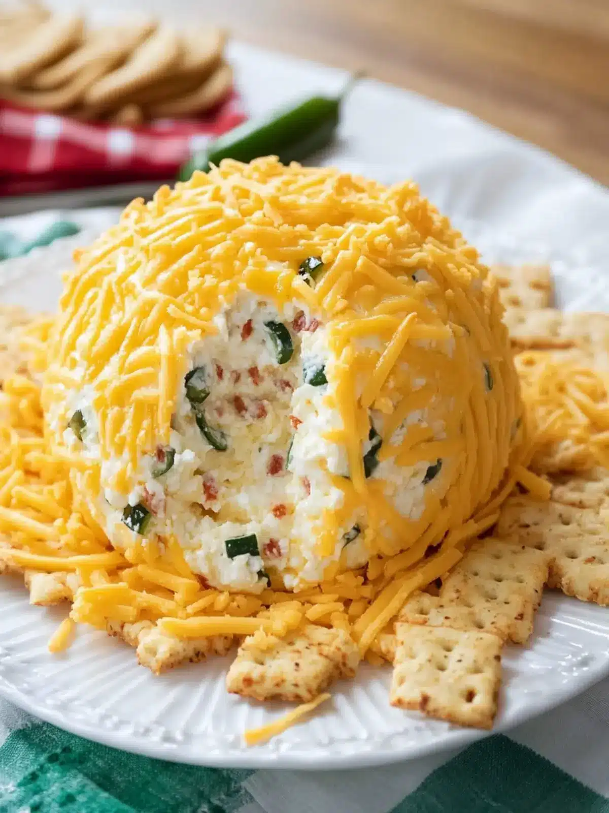 Delicious No-Bake Jalape±o Popper Cheese Ball Recipe 2 Jalape±o Popper Cheese Ball
