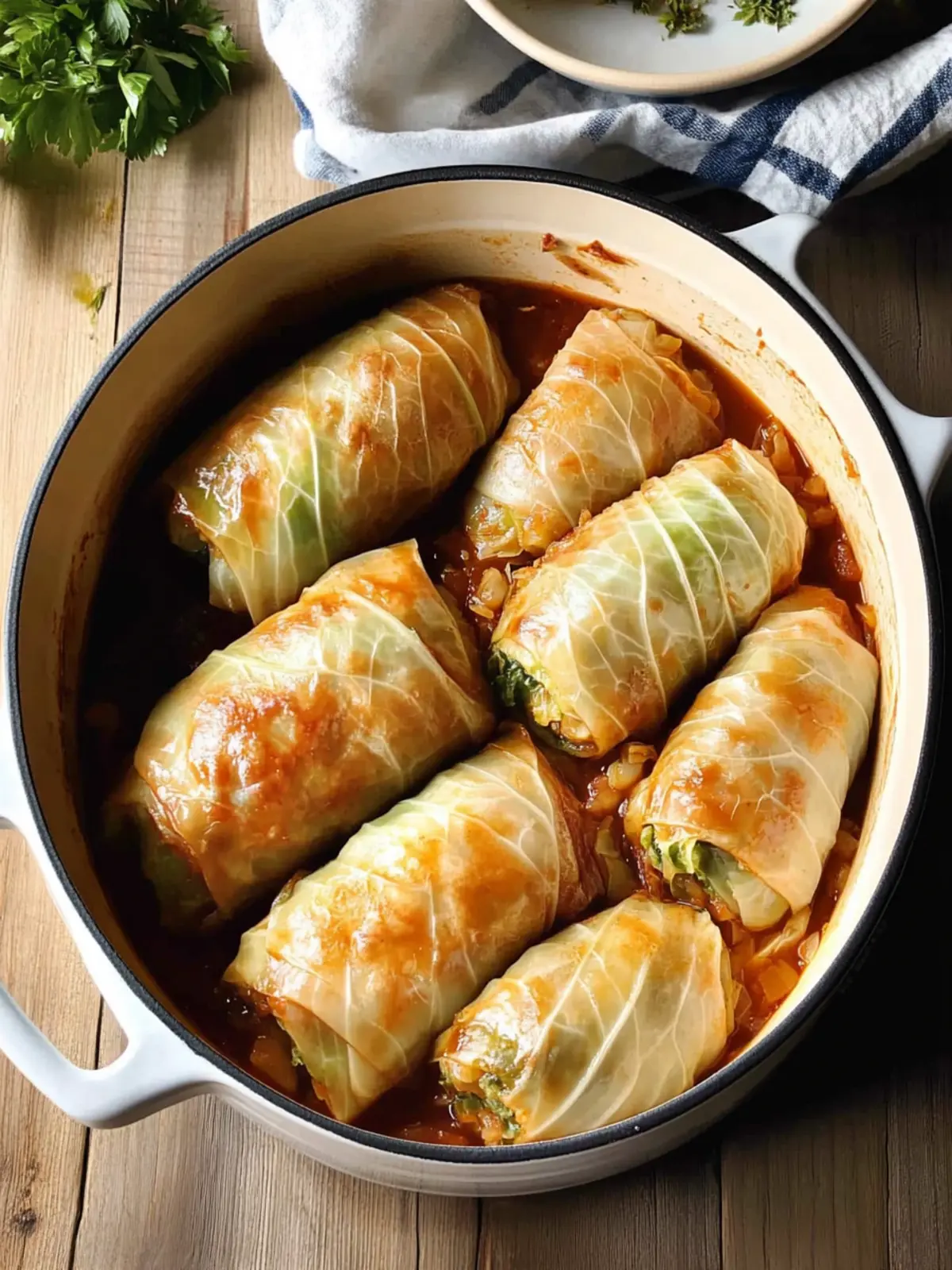 Savory Vegan Cabbage Rolls Stuffed with Mushrooms and Lentils 3 Vegan Cabbage Rolls