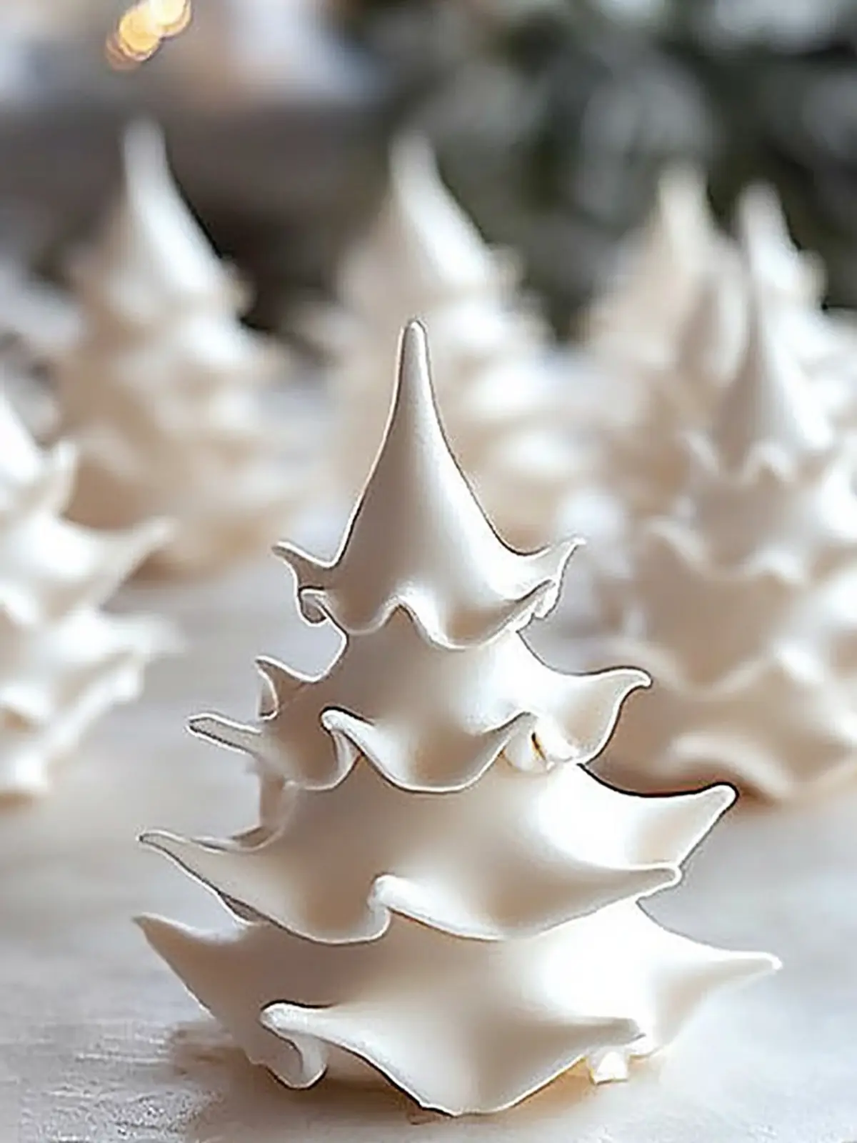 Delicious Tree Meringue Cookies for Festive Celebrations 2 Tree Meringue Cookies