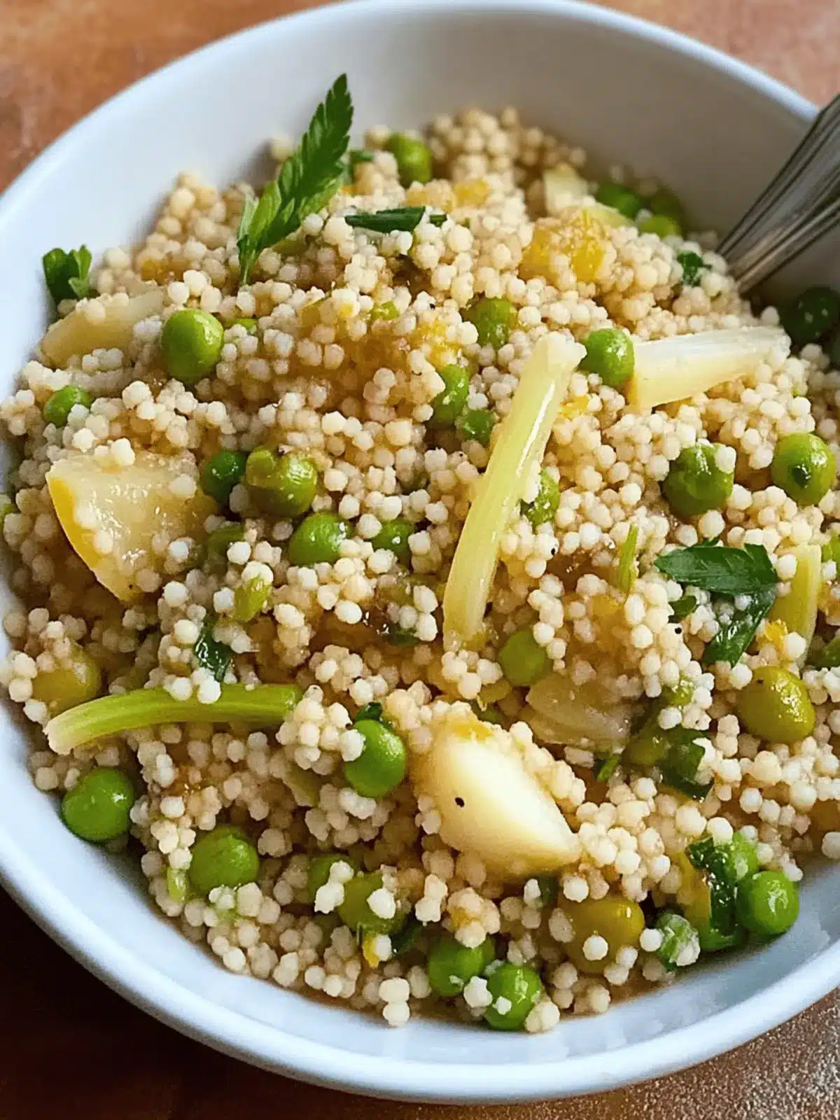 Caramelized Lemon Leek Couscous Salad for a Fresh Twist 4 Caramelized Lemon Leek Couscous Salad