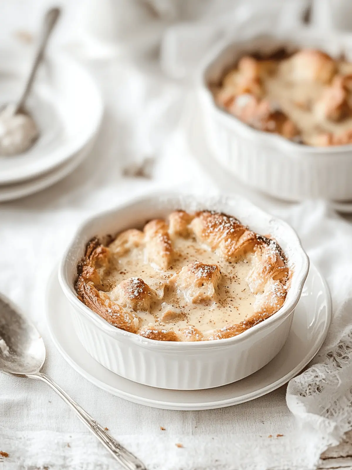 Decadent Croissant Bread Pudding with Maple Cr¨me Anglaise 3 Croissant Bread Pudding with Maple Cr¨me Anglaise