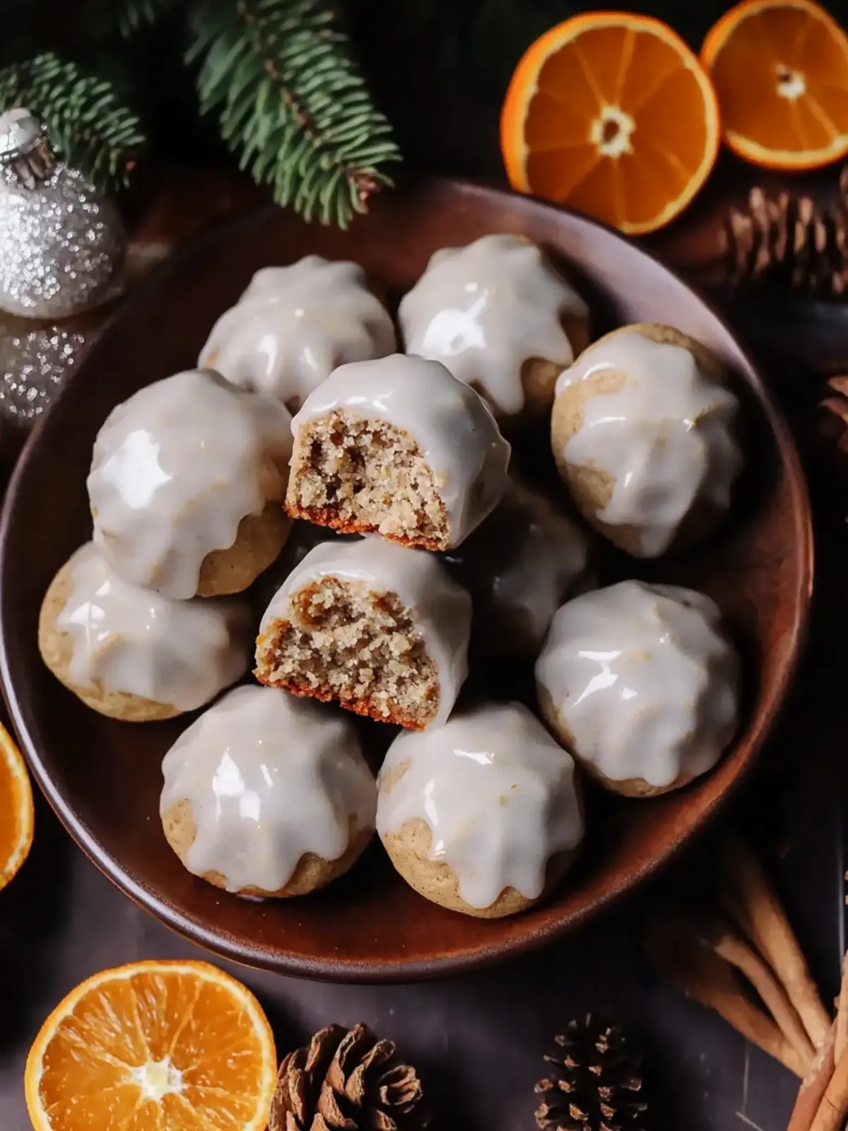 Soft Ginger Cookies with Orange Clove Glaze for Cozy Holidays 2 Soft Ginger Cookies with Orange Clove Glaze