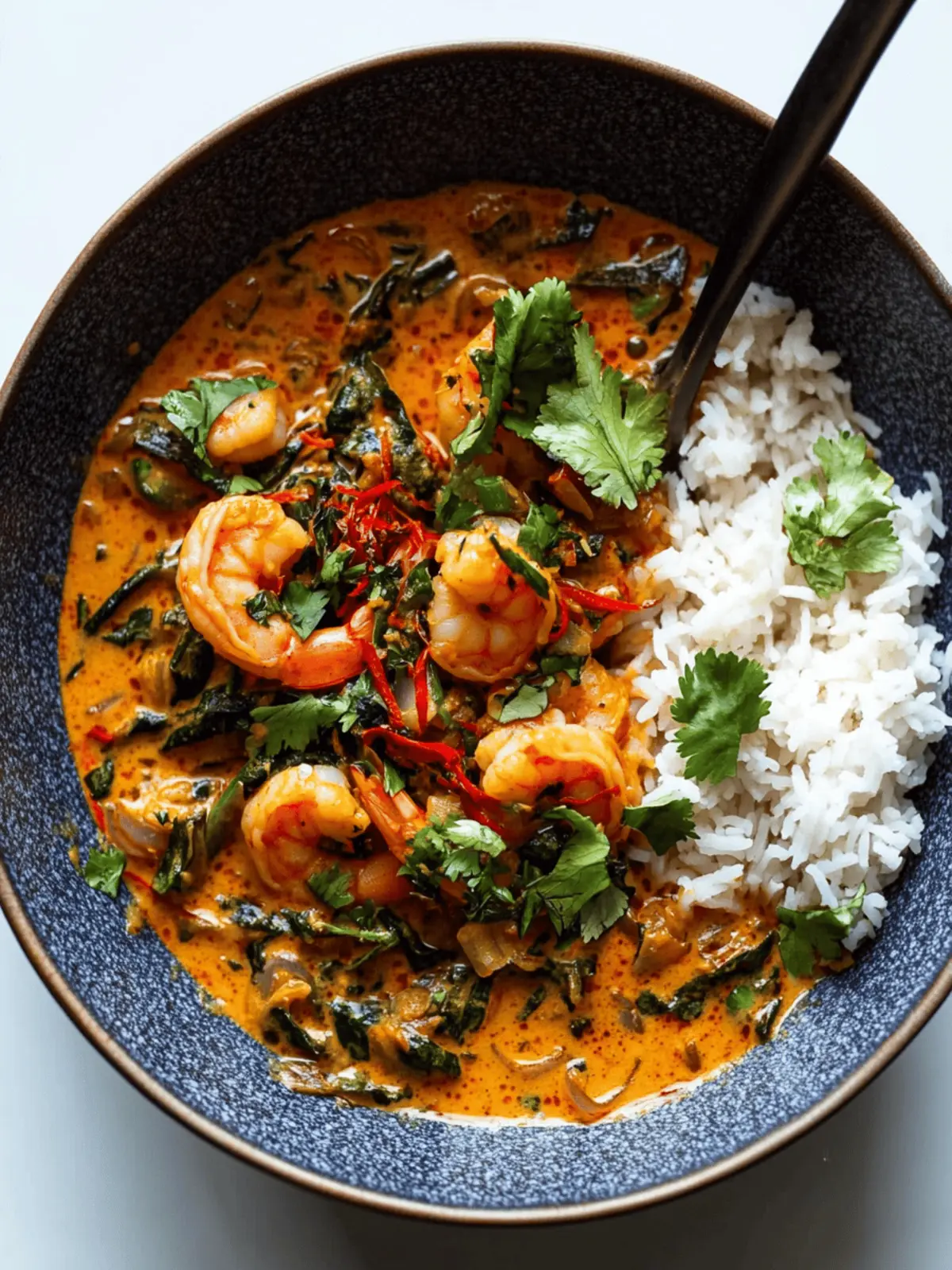 Thai Shrimp Curry with Yummy Shallot Crispies in 30 Minutes 2 Thai Shrimp Curry with Yummy Shallot Crispies