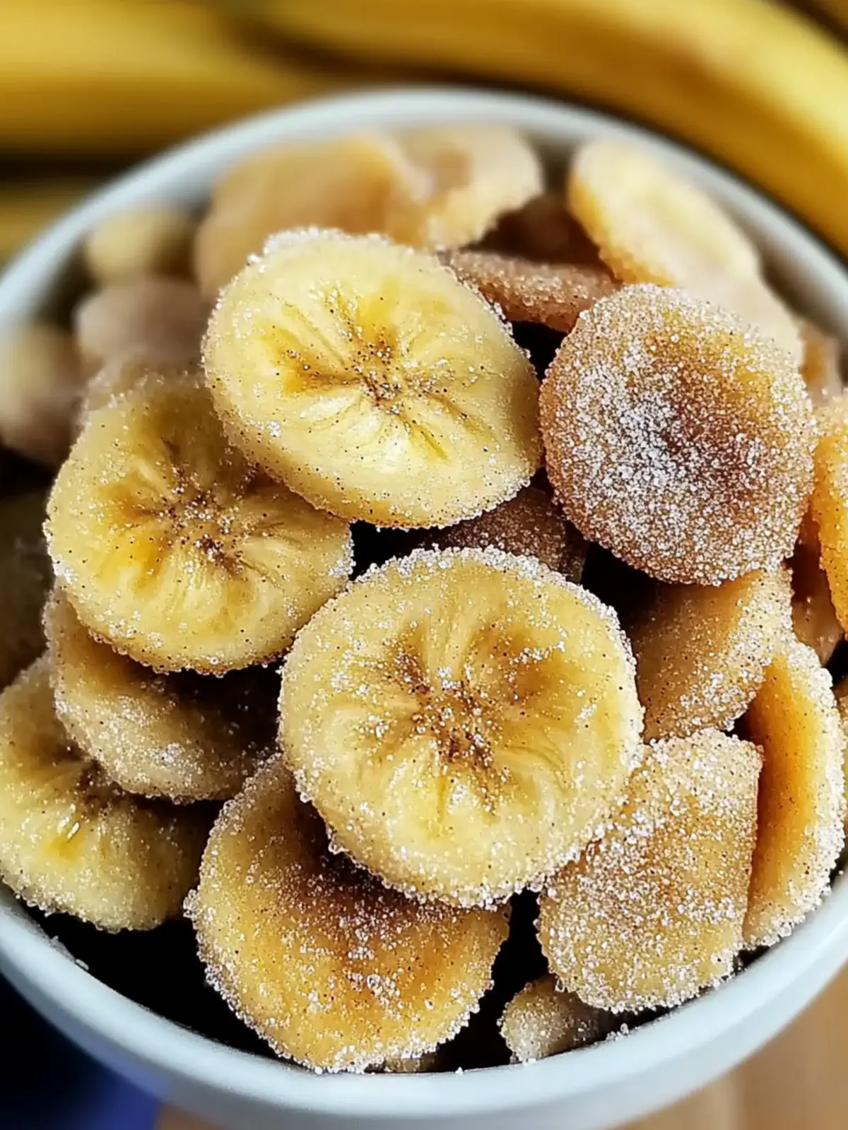 Crispy Cinnamon Sugar Banana Chips That You'll Crave Daily 4 Crispy Cinnamon Sugar Banana Chips