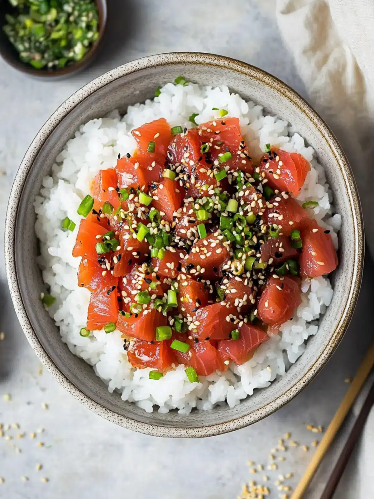 Japanese Tuna Poke Bowl: Fresh Flavors for Home Chefs 4 Japanese Tuna Poke