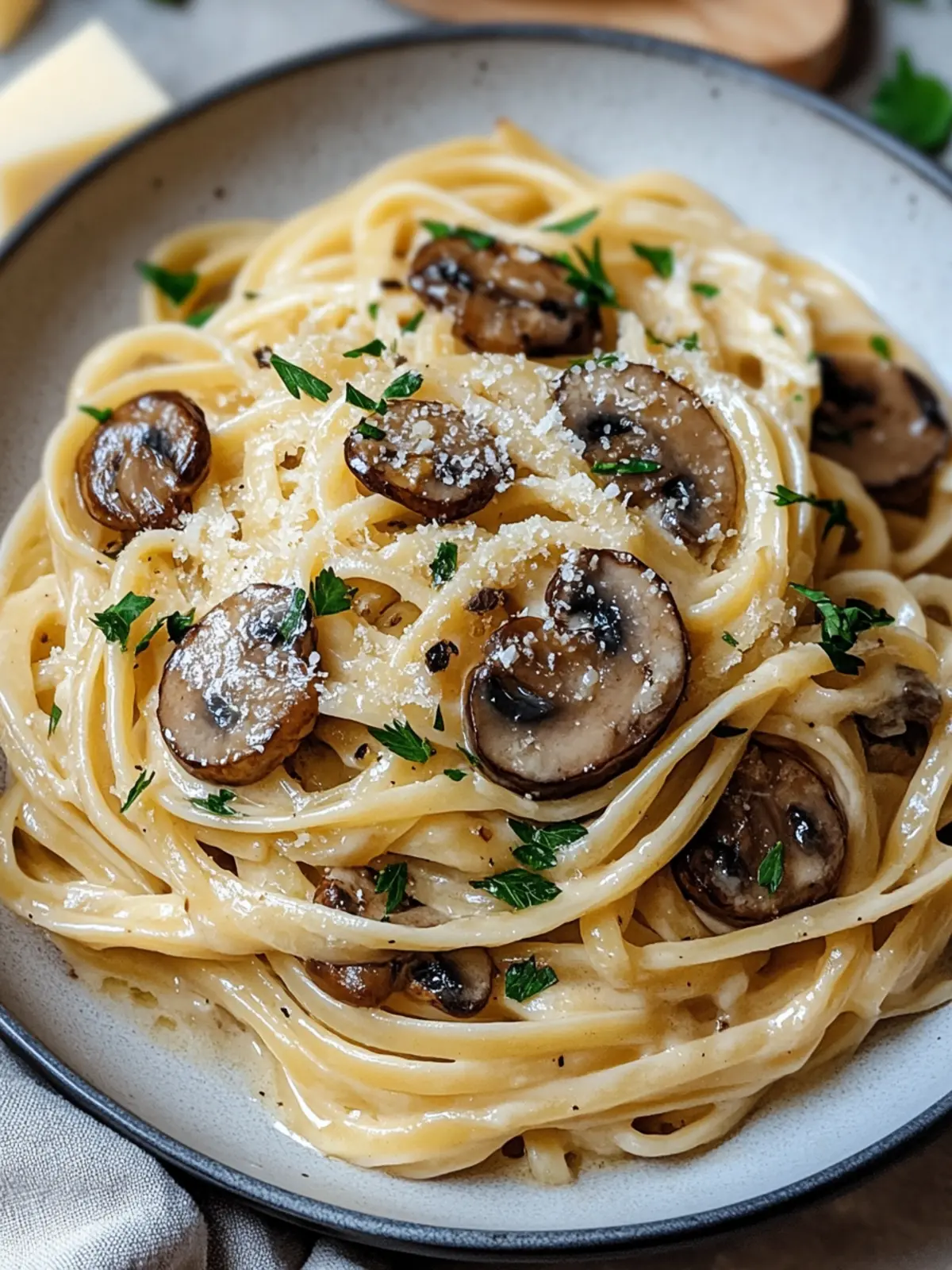 Savory Caramelized Leek and Mushroom Gruyere Pasta Bliss 2 Caramelized Leek and Mushroom Gruyere Pasta