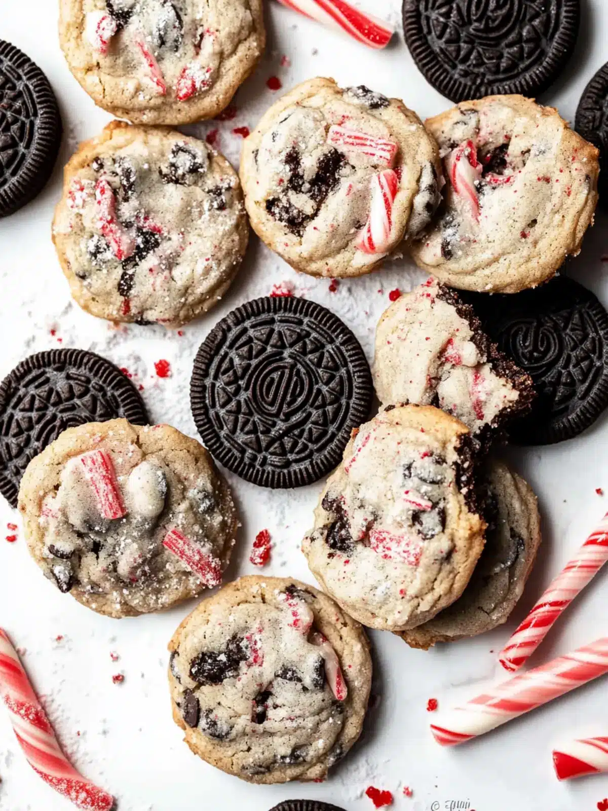 Irresistibly Chewy Peppermint Oreo Cookies for the Holidays 3 Peppermint Oreo Cookies