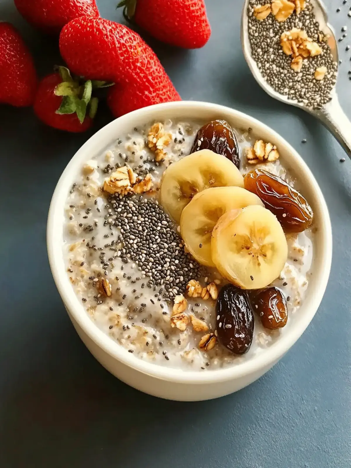 Quick and Creamy 10-Minute Date Overnight Oats with Chia Seeds 2 10-Minute Date Overnight Oats with Chia Seeds