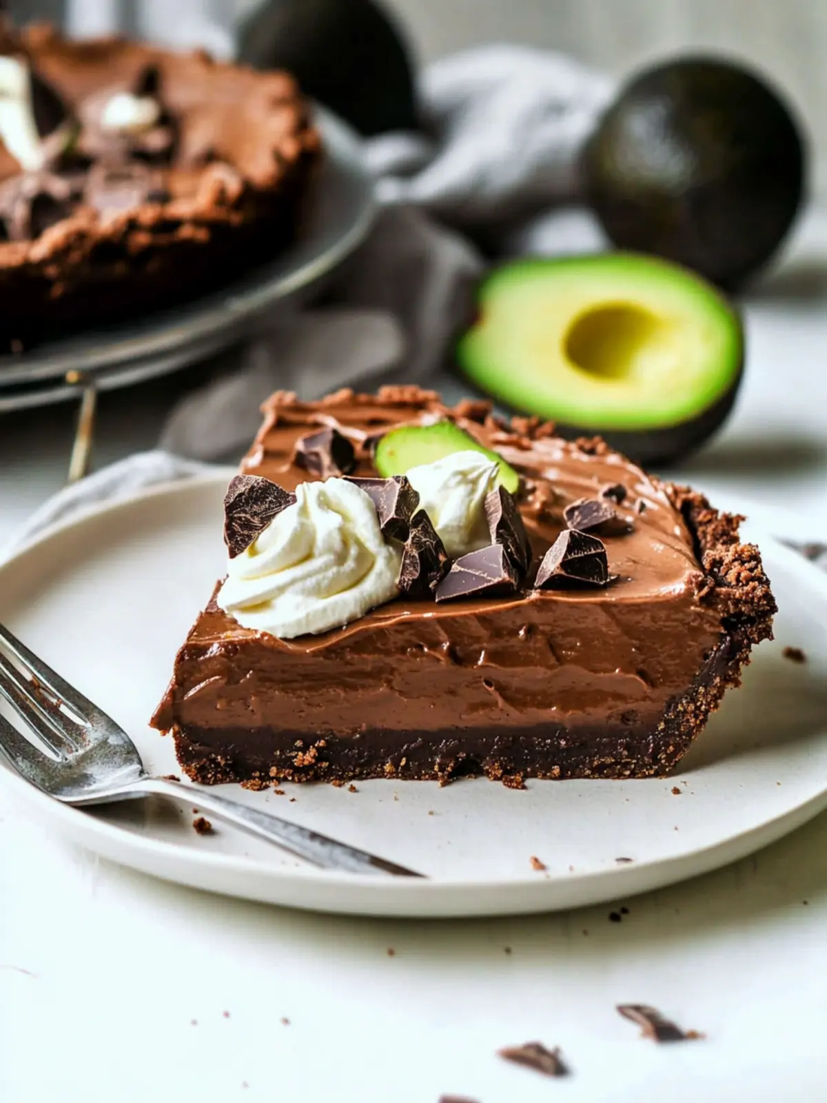 Deliciously Rich Chocolate Avocado Pie That's Guilt-Free 4 Chocolate Avocado Pie