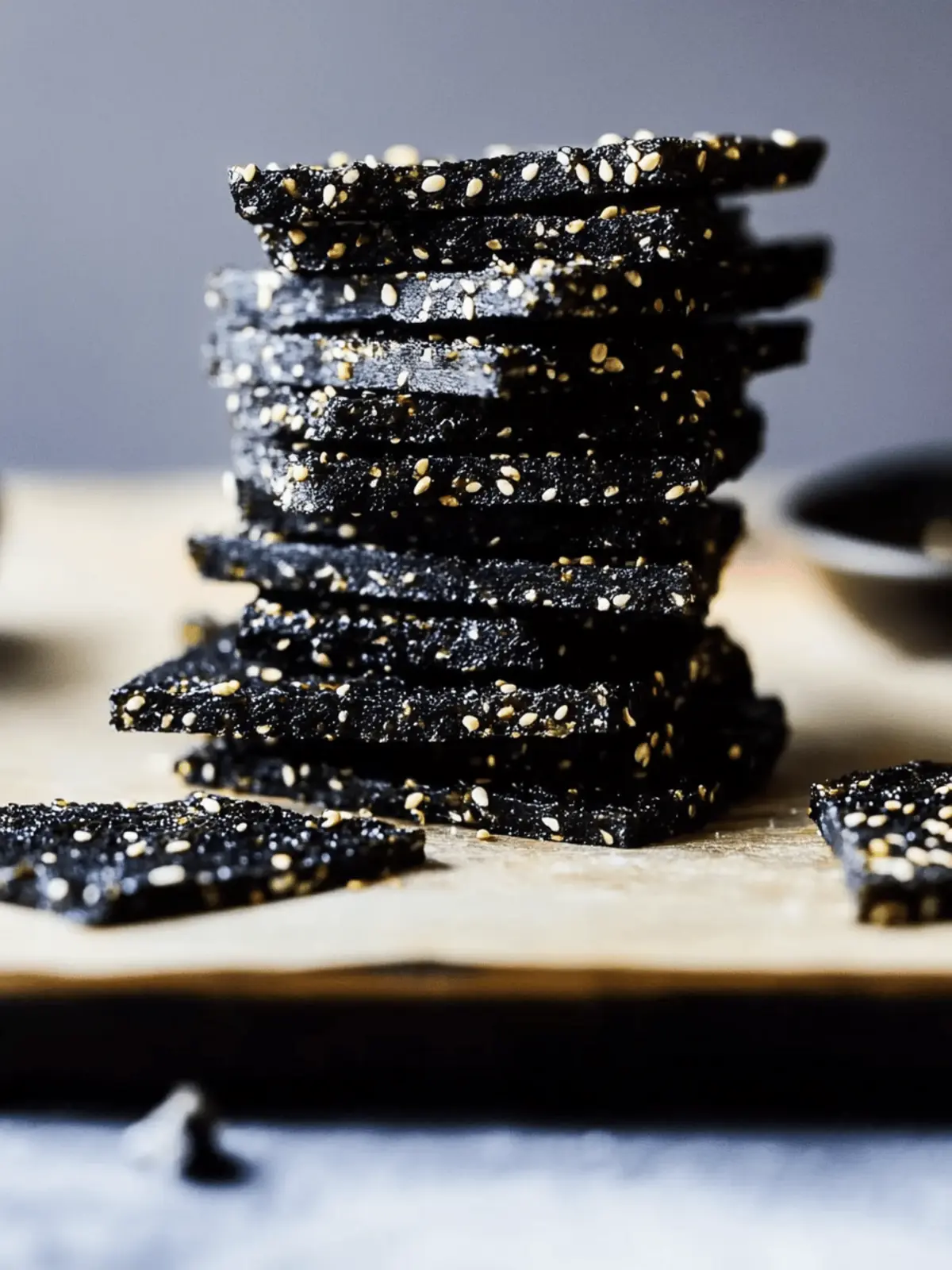 Sweet and Simple Black Sesame Brittle to Satisfy Cravings 4 Black Sesame Brittle