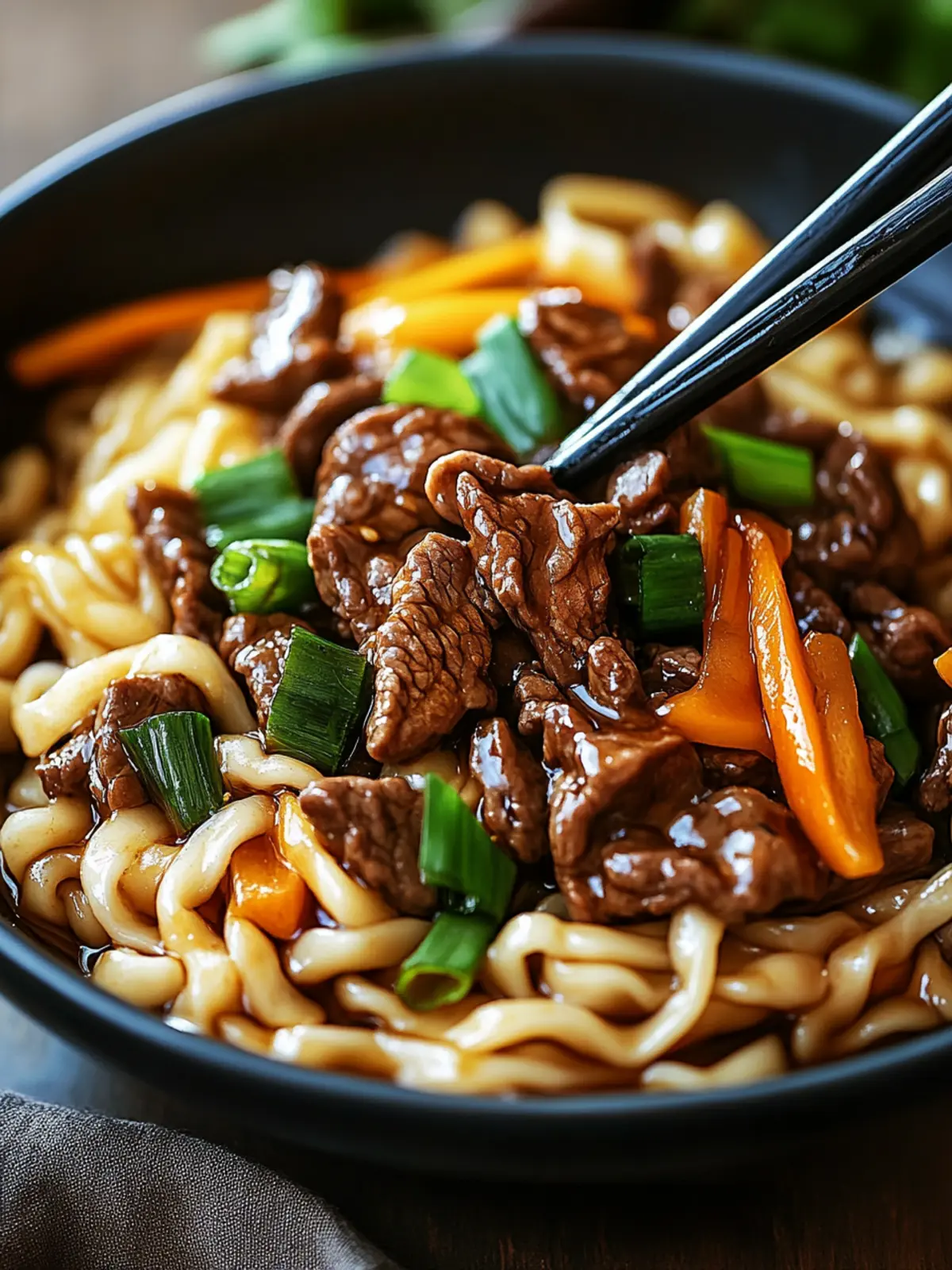 Sweet and Savory Hoisin Beef Noodles in 20 Minutes 2 Hoisin Beef Noodles