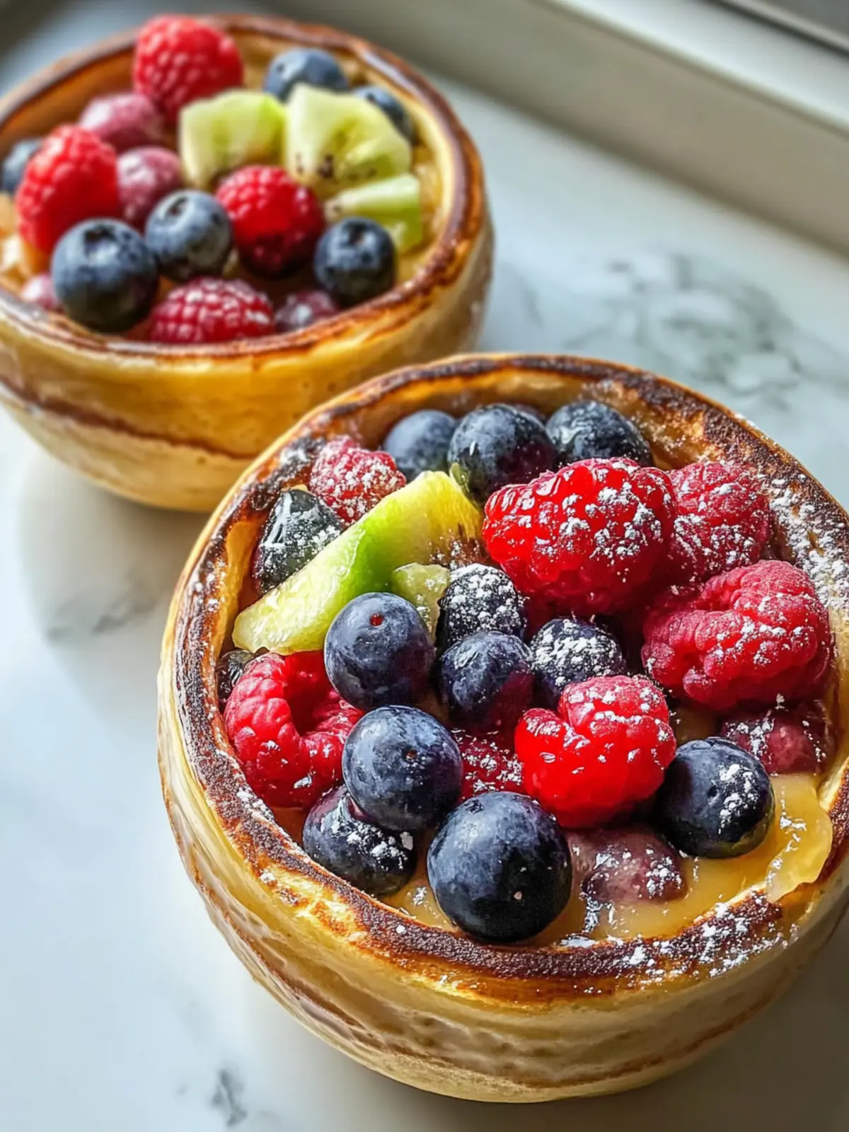 Baked Protein Pancake Bowls for a Wholesome Breakfast Delight 3 Baked Protein Pancake Bowls