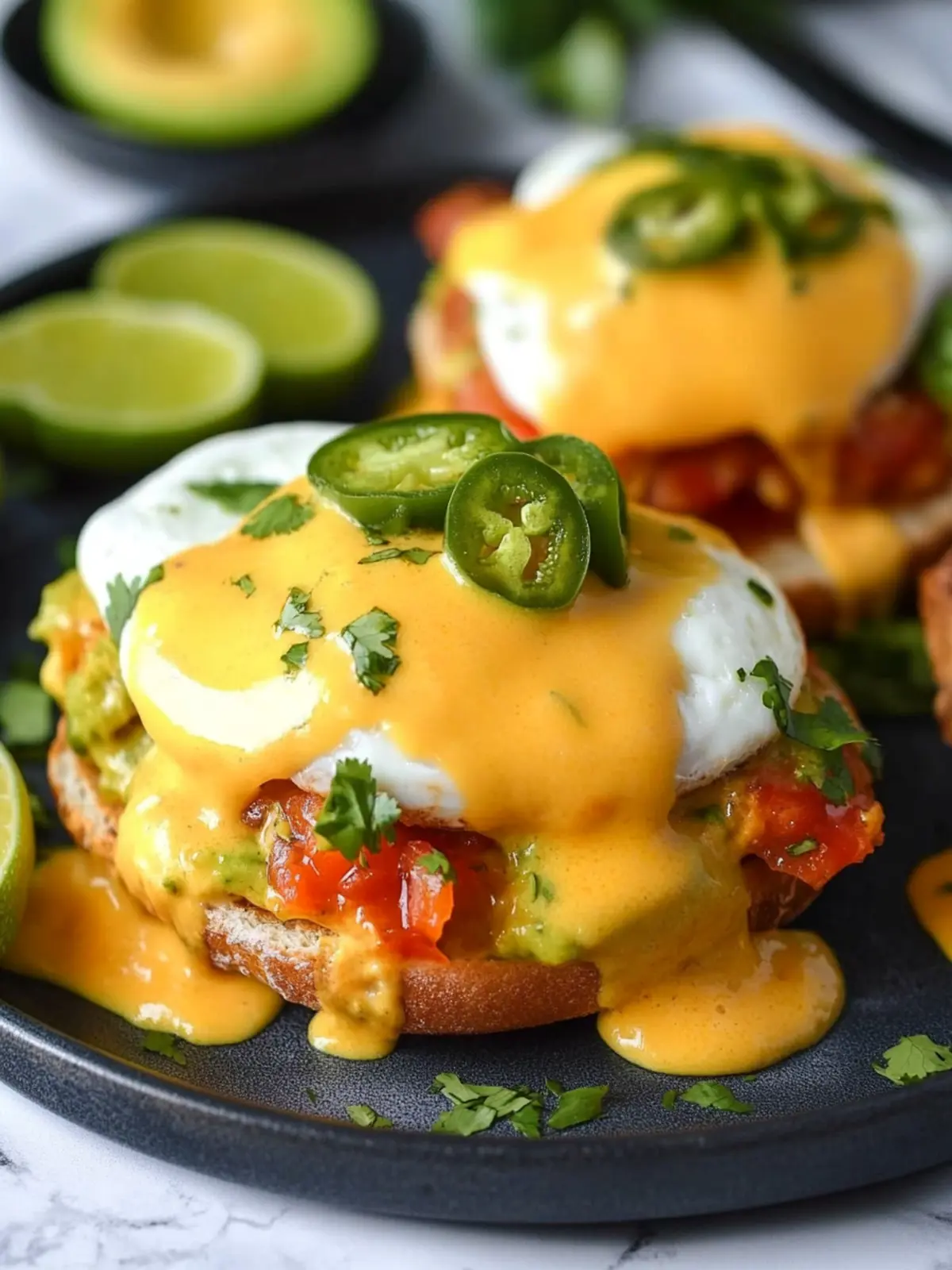 Delight in Mexican Eggs Benedict with Zesty Chipotle Twist 3 Mexican Eggs Benedict