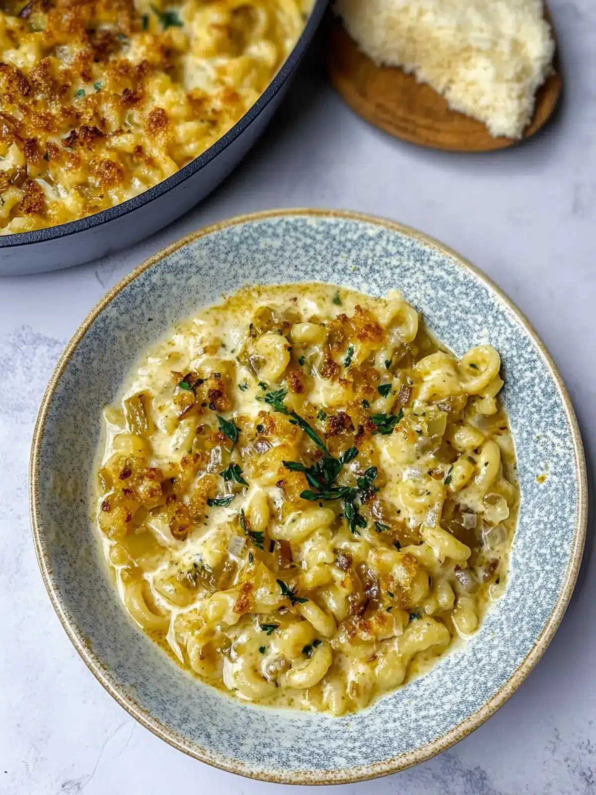Creamy French Onion Soup Pasta That Will Warm Your Heart 2 French Onion Soup Pasta