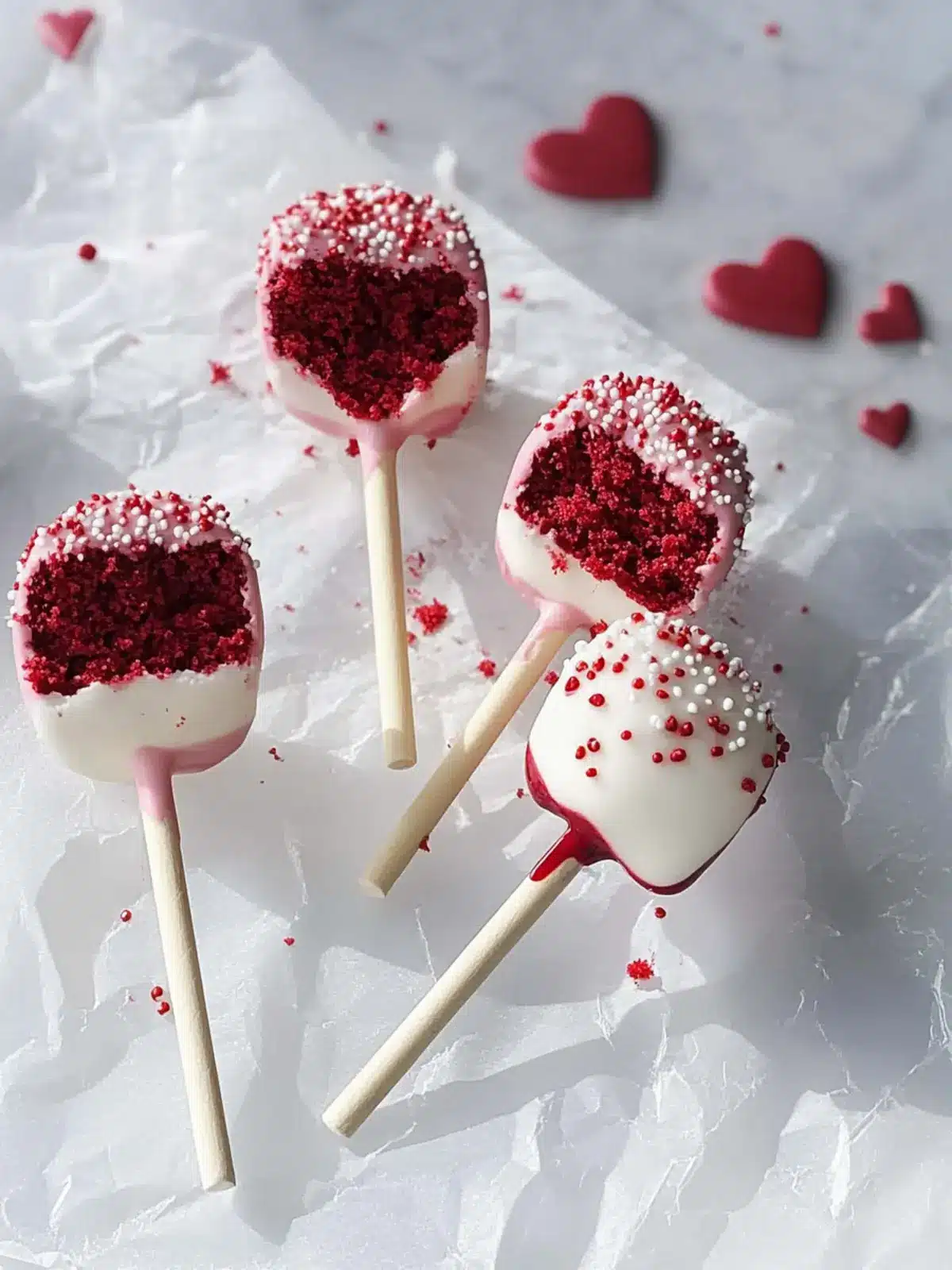 Delightful Red Velvet Cake Pops: Perfect for Any Celebration 2 Red Velvet Cake Pops
