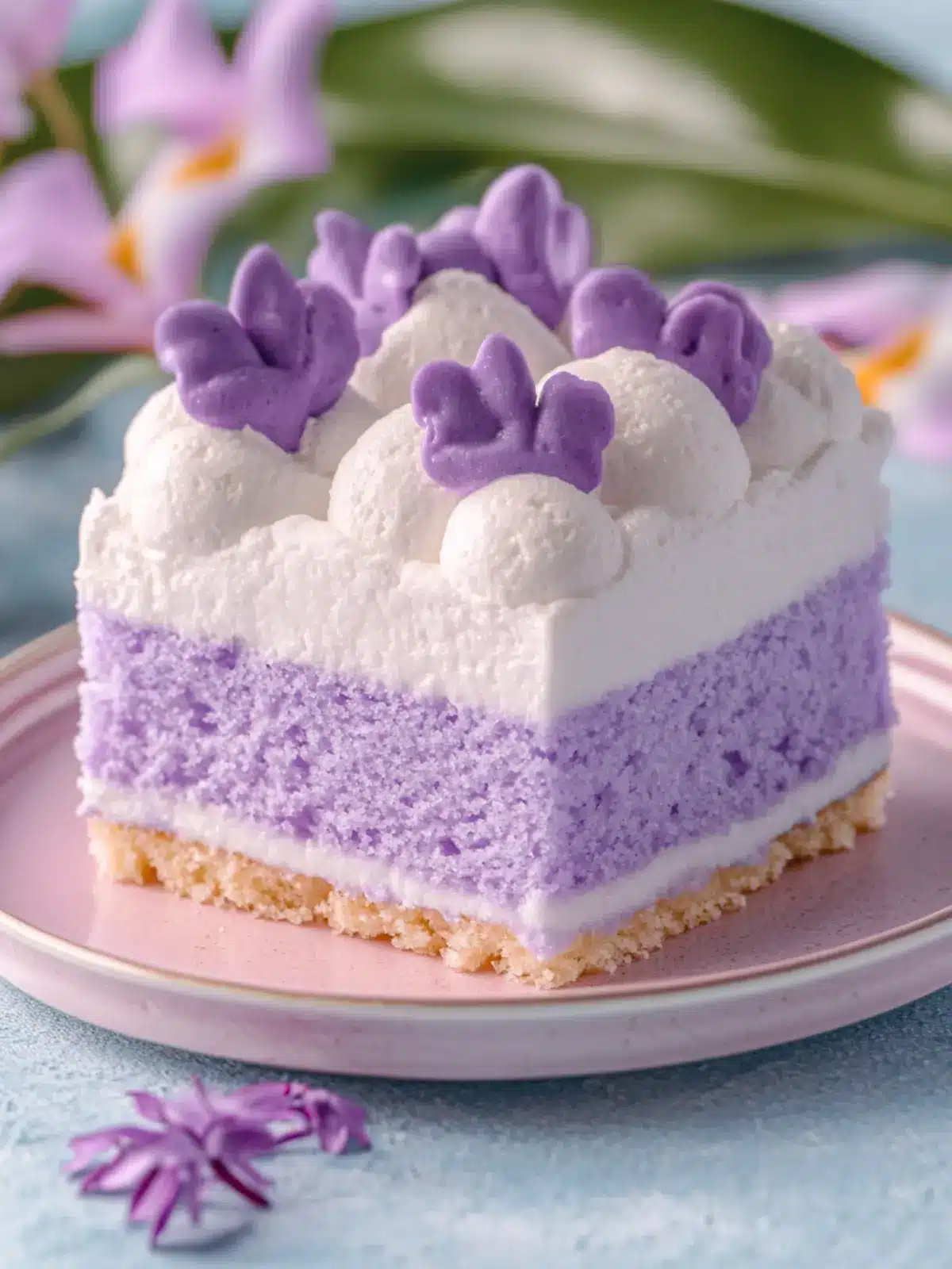 Light and Fluffy Taro Ube Cloud Cake to Wow Your Guests 2 Taro Ube Cloud Cake