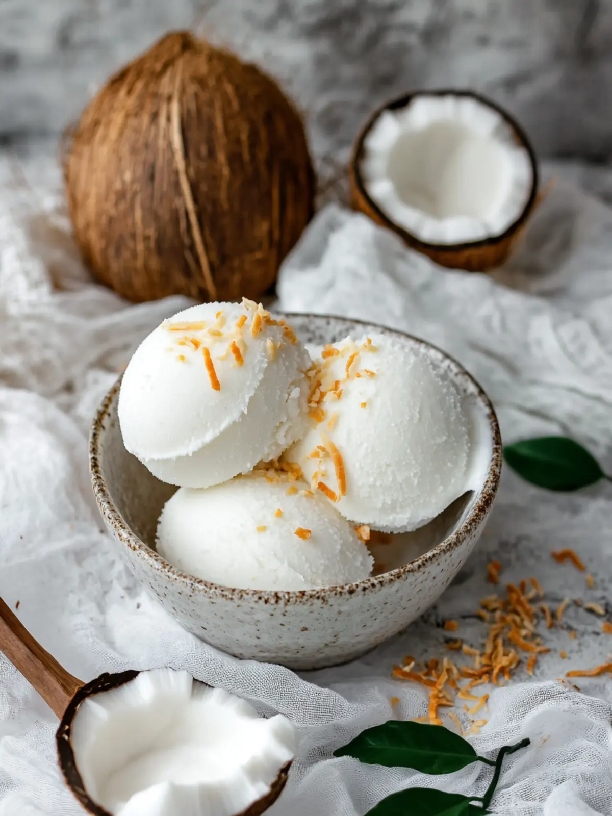 Delicious Coconut Sorbet: Your Ultimate Vegan Summer Treat 3 Coconut Sorbet