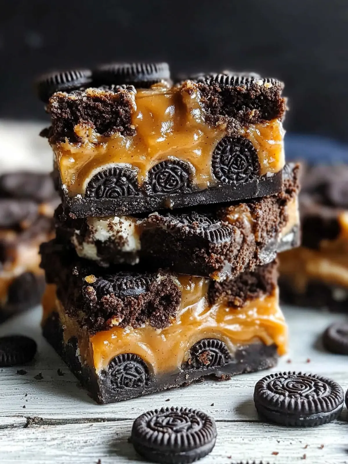 Decadent 4-Ingredient Oreo Caramel Crunch Bars in Minutes 3 4-Ingredient Oreo Caramel Crunch Bars