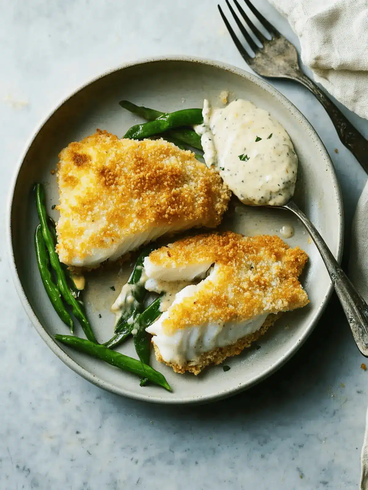 Crispy Baked Fish with Tartar Sauce for Happy Families 4 Crispy Baked Fish With Tartar Sauce