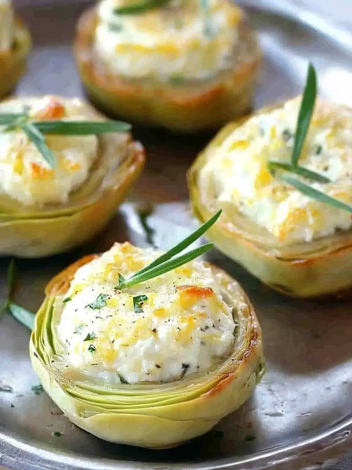 Savory Goat Cheese Stuffed Artichoke Bottoms You ll Love 4 Goat Cheese Stuffed Artichoke Bottoms