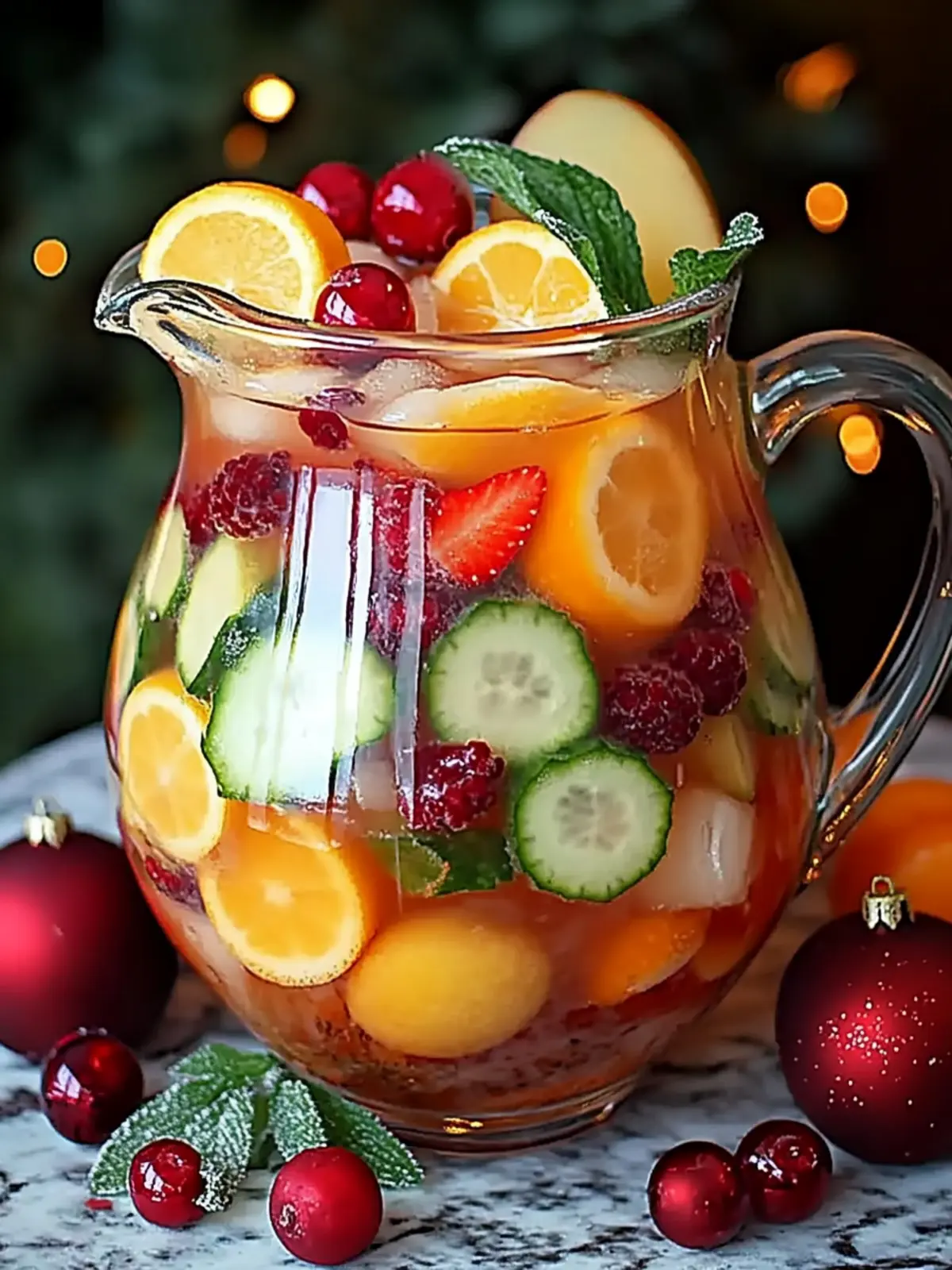 Festive Non-Alcoholic Christmas Sangria to Brighten Your Holidays 2 Non-Alcoholic Christmas Sangria
