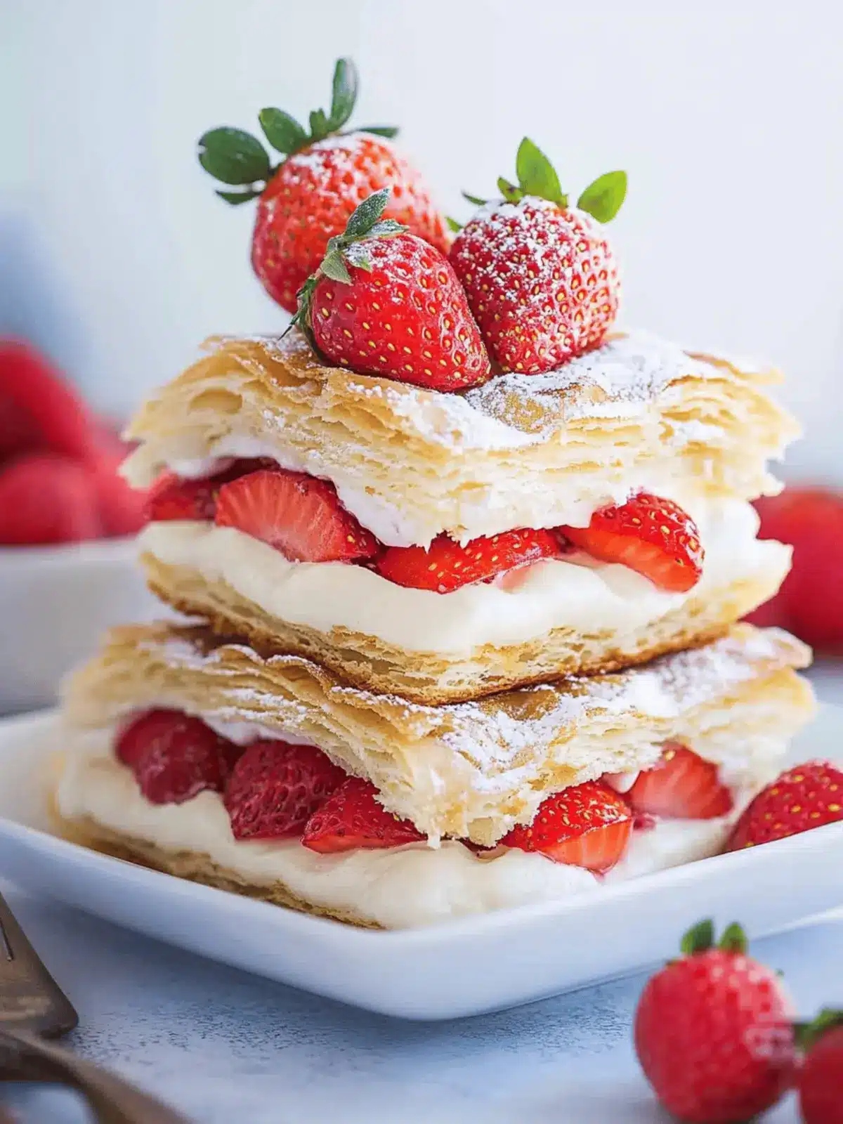 Easy Strawberry Napoleon: A Blissful Treat You'll Adore 3 Easy Strawberry Napoleon