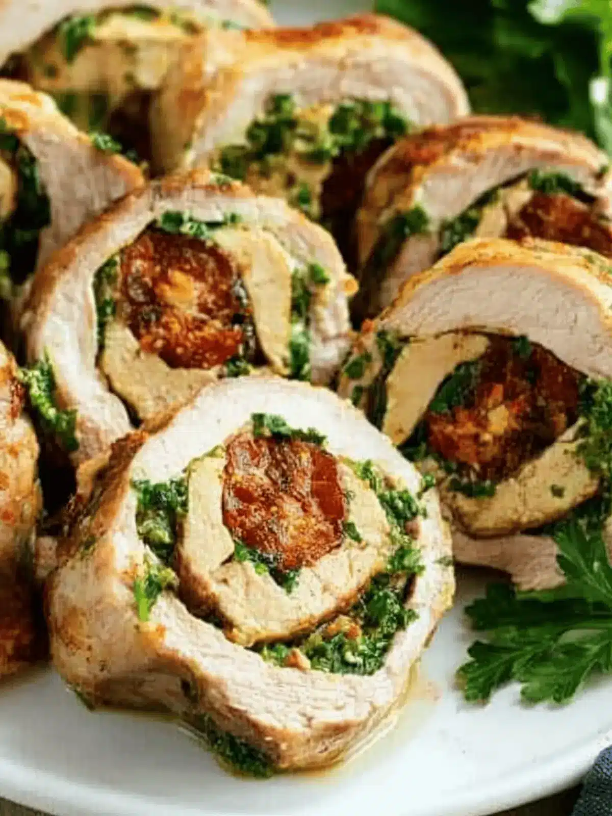 Mouthwatering Stuffed Pork Tenderloin with Spinach & Cheese 4 Stuffed Pork Tenderloin