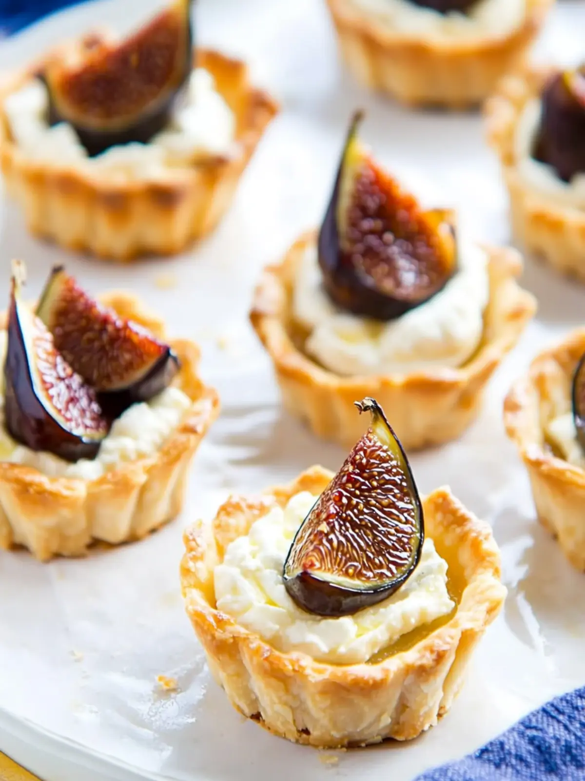 Irresistible Goat Cheese and Roasted Fig Tartlet Recipe 2 Goat Cheese and Roasted Fig Tartlet