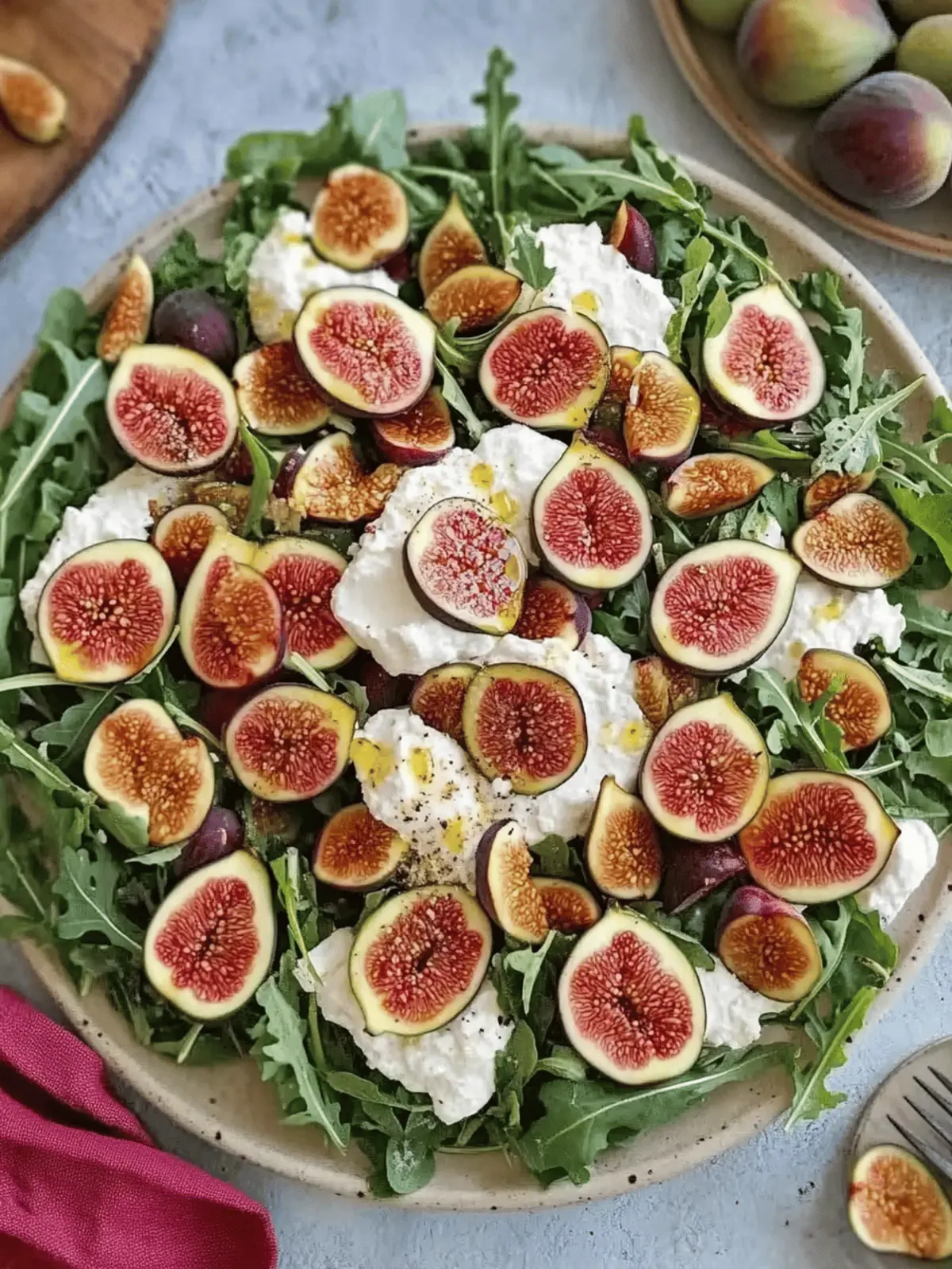 Irresistible Fig & Arugula Fall Burrata Salad That Dazzles 2 Fig & Arugula Fall Burrata Salad