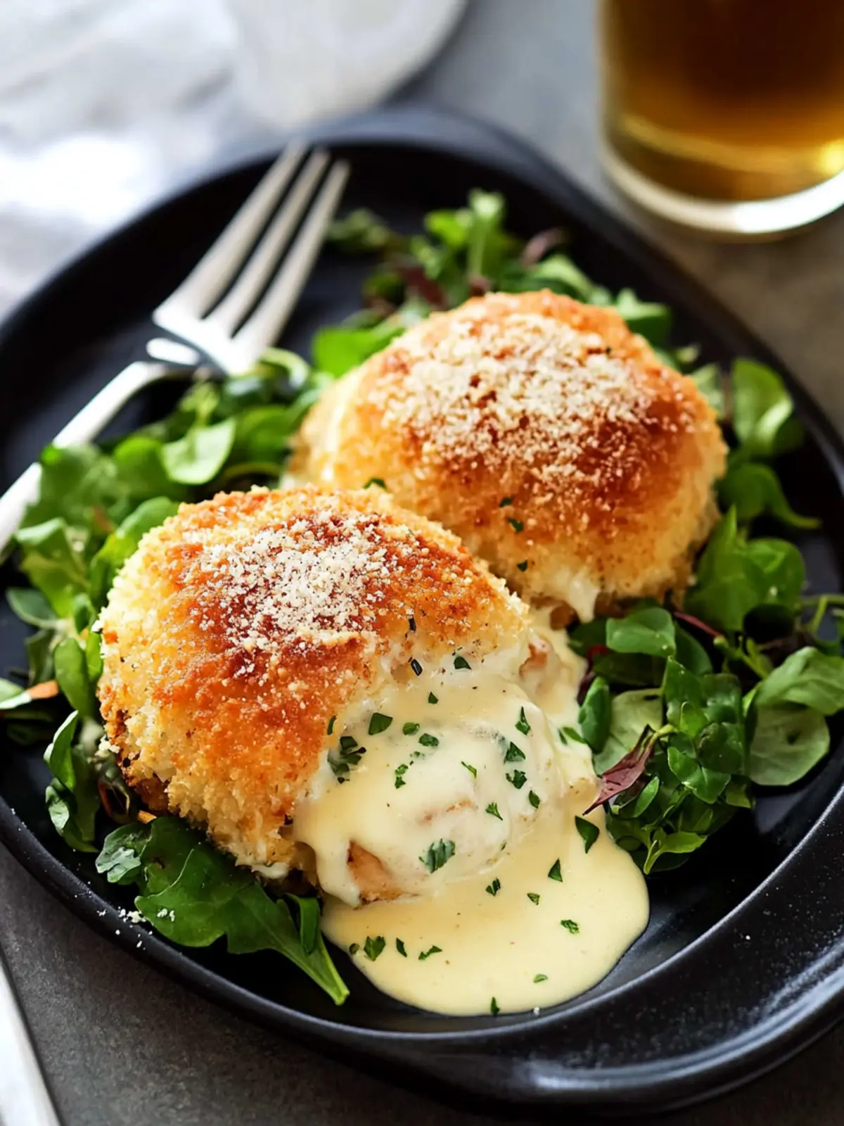 Delicious Chicken Pillows with Creamy Parmesan Sauce Bliss 4 Chicken Pillows with Creamy Parmesan Sauce