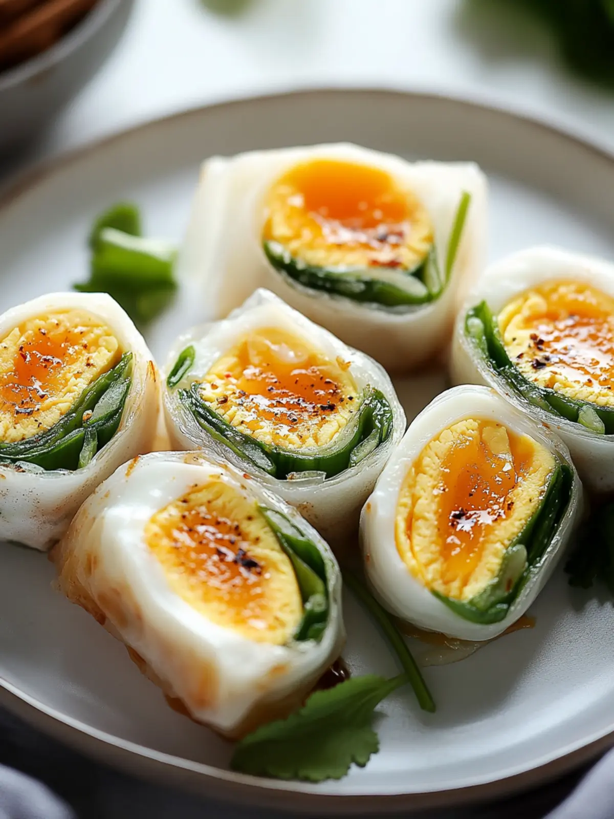 Crispy Rice Paper Egg Wraps: Fresh, Flavorful, and Easy! 3 Crispy Rice Paper Egg Wraps