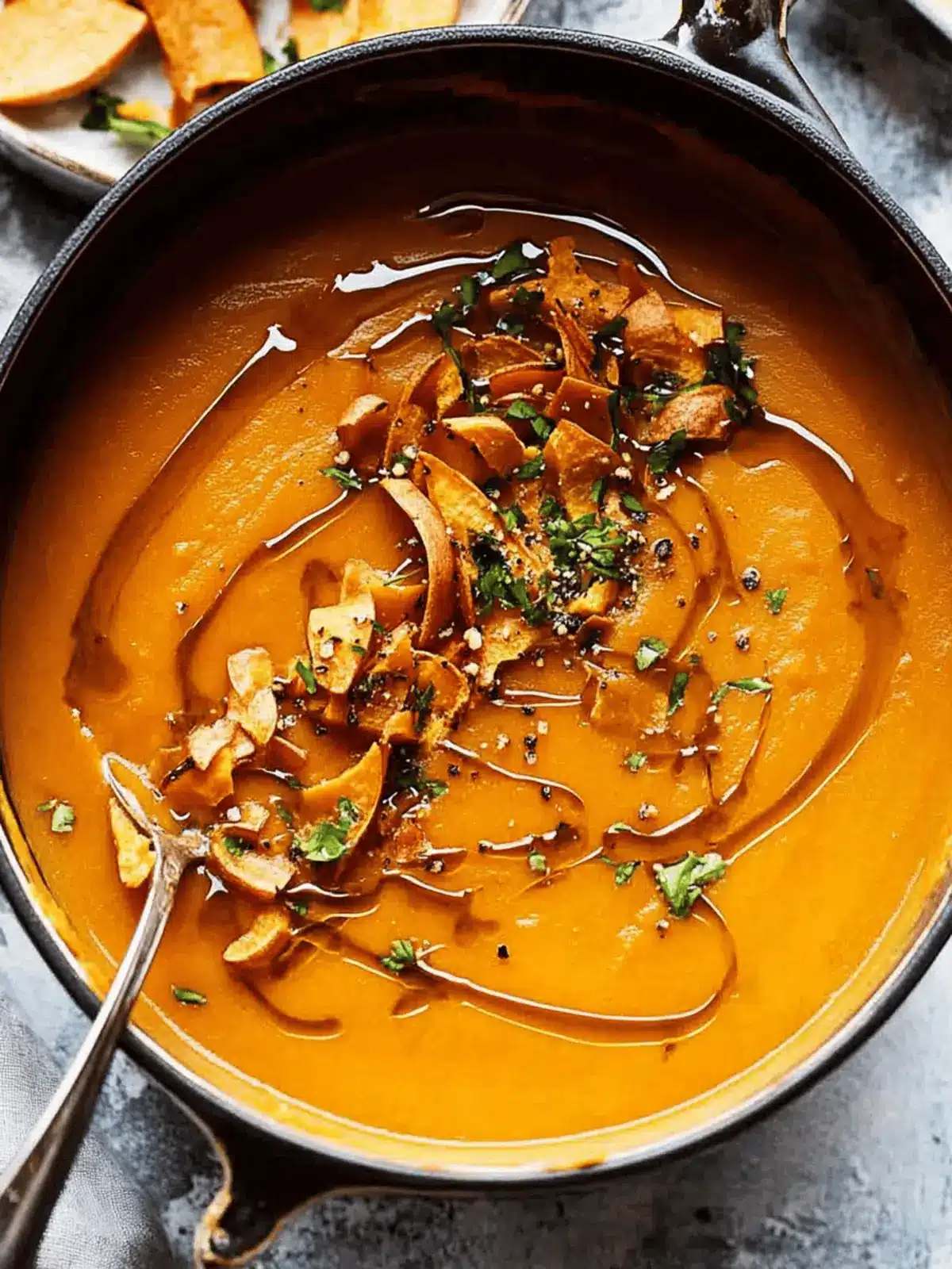 Velvety Sweet Potato Soup with Cumin for Cozy Nights 3 Sweet Potato Soup
