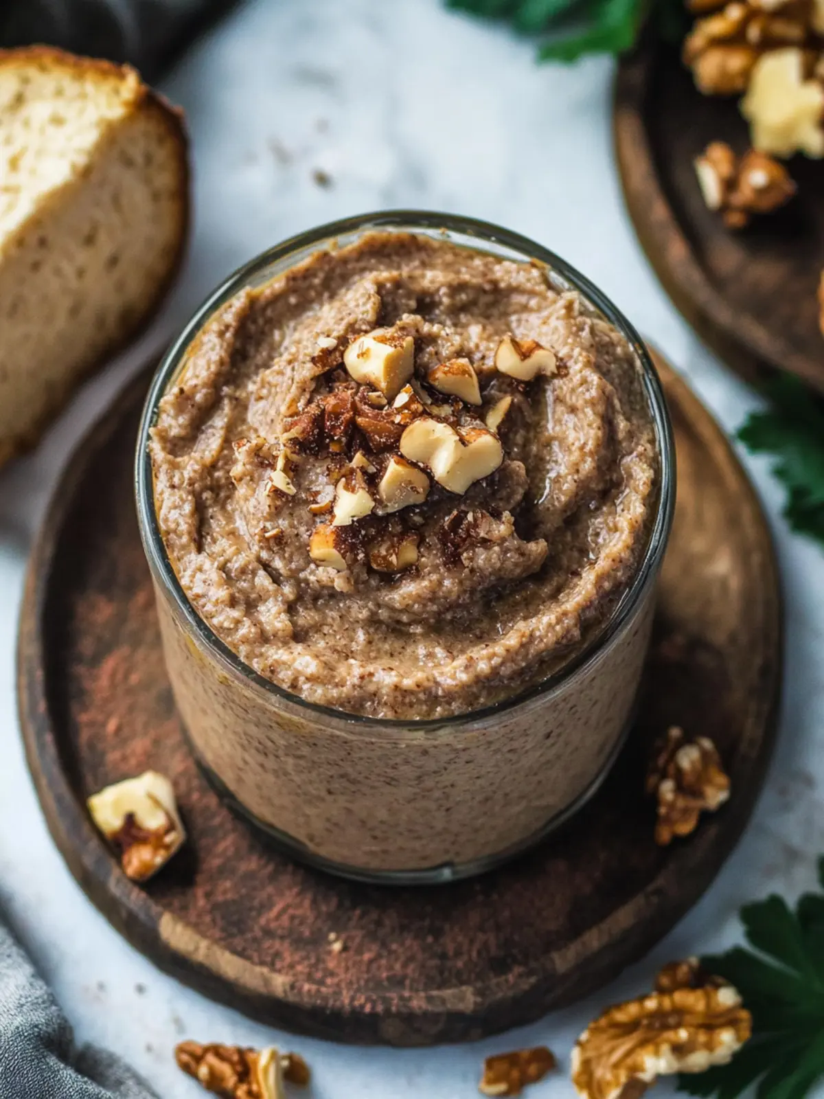 Mushroom Walnut P¢t : Irresistibly Creamy Vegan Delight 2 Mushroom Walnut Pate