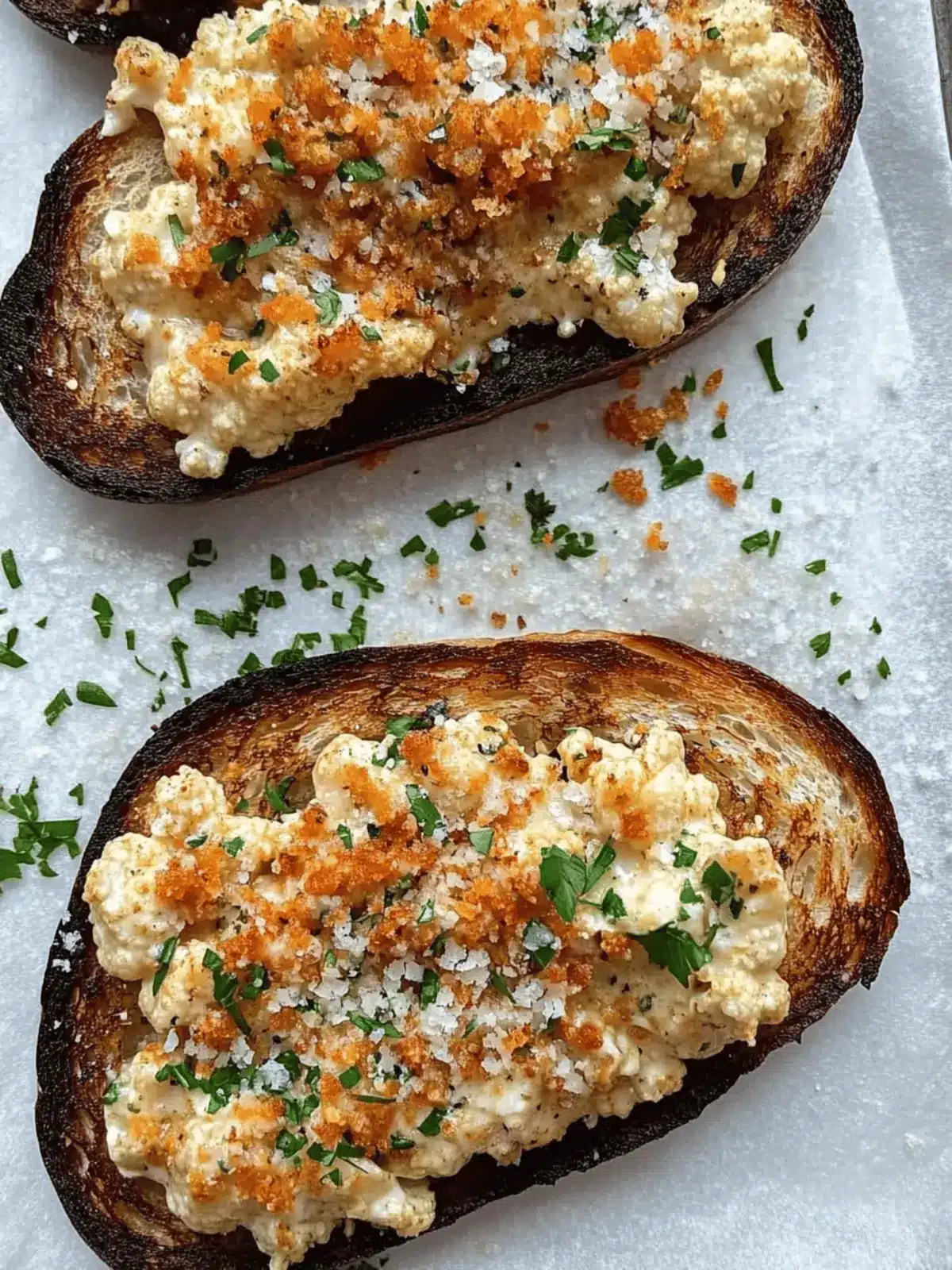 Delicious Cauliflower Toasts That Will Wow Your Taste Buds 4 Cauliflower Toast