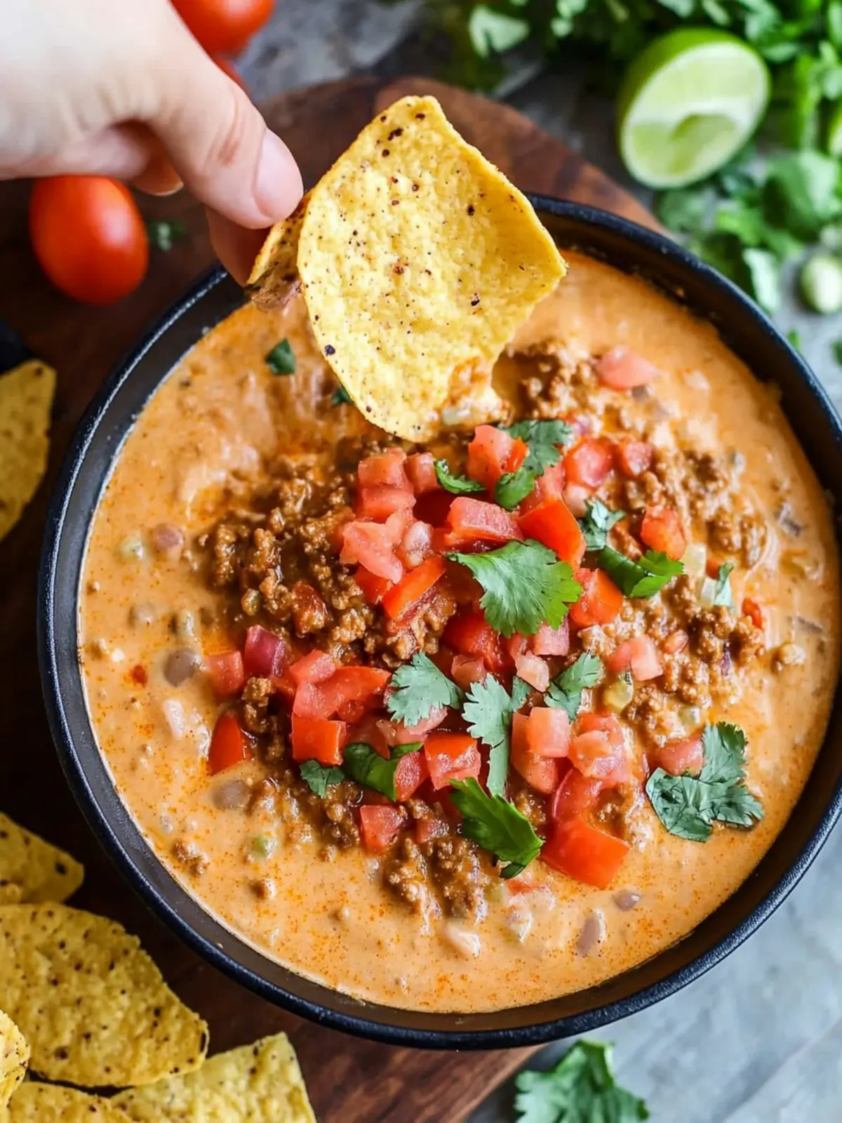 Creamy Whole30 Chili Con Queso Dip You ll Crave Every Game Night 2 Whole30 Chili Con Queso Dip