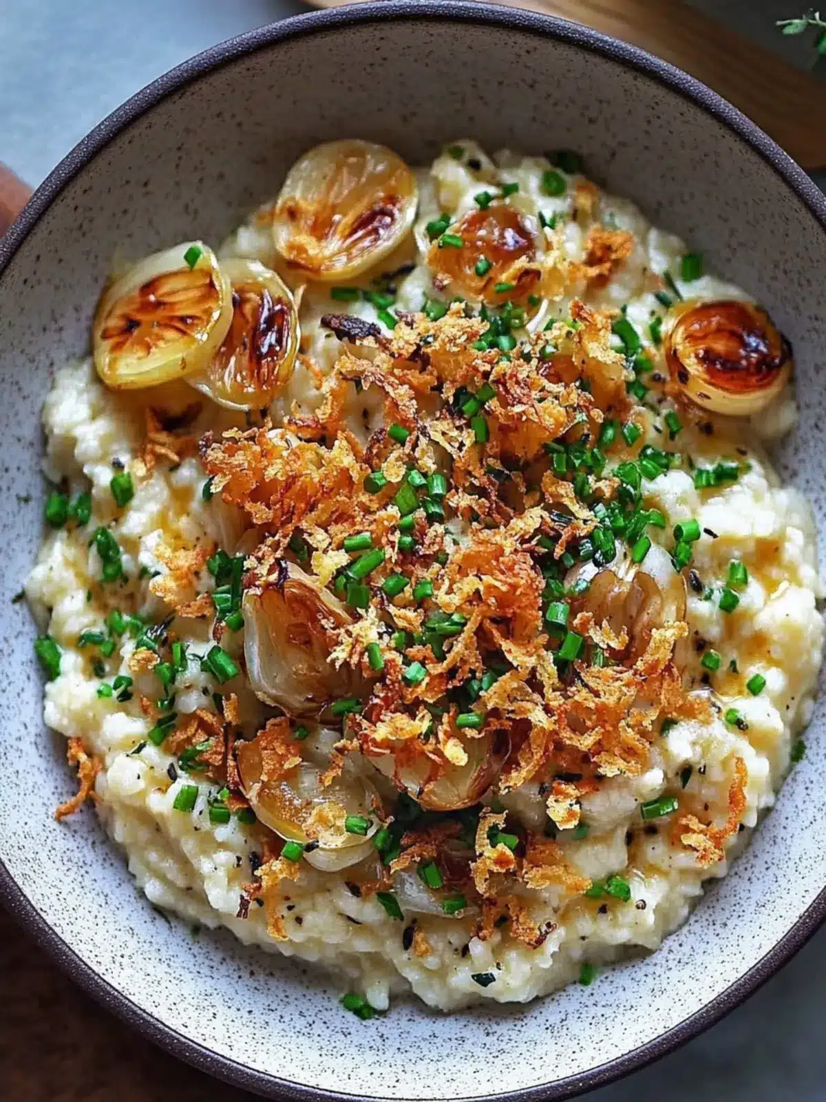 Decadent Brown Butter Miso Radiatori with Crispy Shallots 4 Brown Butter Miso & Roasted Garlic Radiatori with Crispy Shallots