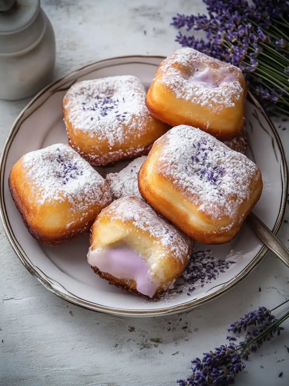 Indulge in Lavender Vanilla Bean French Beignets Today 4 Lavender Vanilla Bean French Beignets