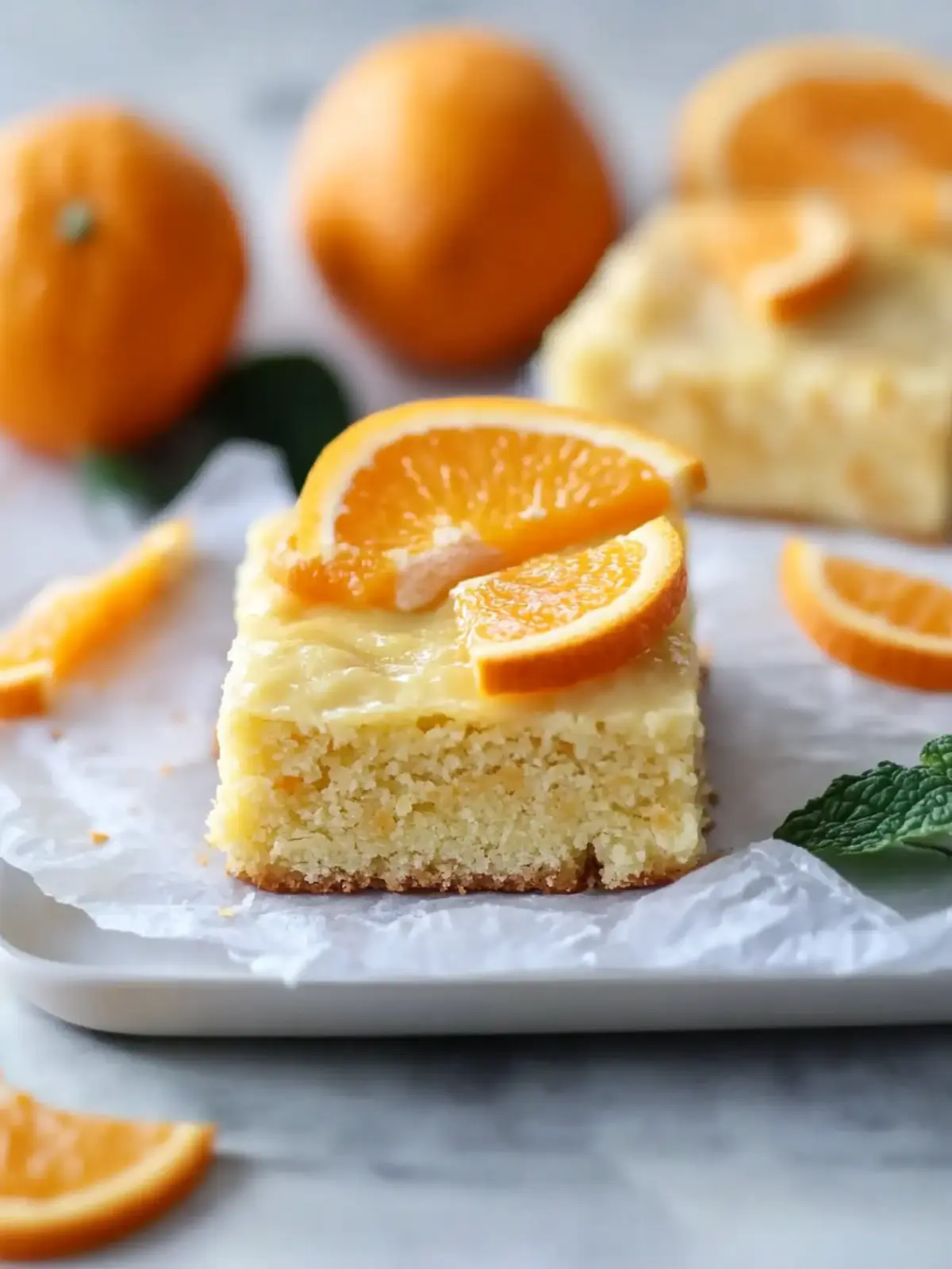 Blonde Orange Brownies with Creamy Citrus Frosting Delight 2 Blonde Orange Brownies