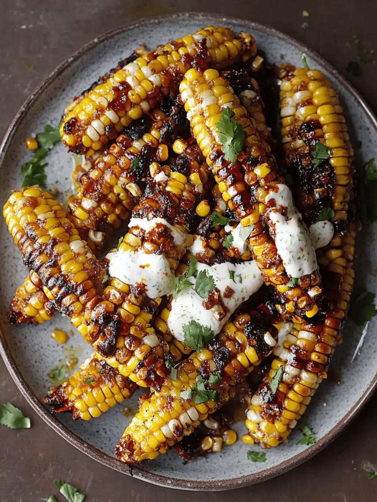 Delicious Corn Ribs with Aleppo Chili Butter & Zesty Cream Cheese 4 Corn Ribs with Aleppo Chili Butter & Lime Zest Cream Cheese