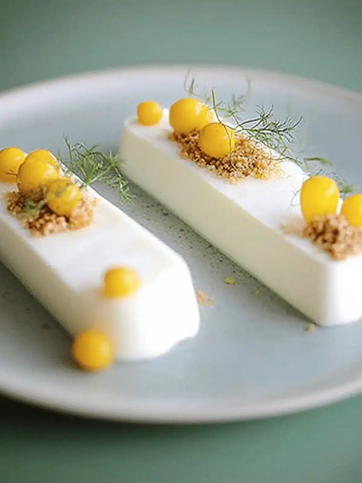 Lemongrass Panna Cotta: A Tropical Dessert Adventure 3 Lemongrass panna cotta