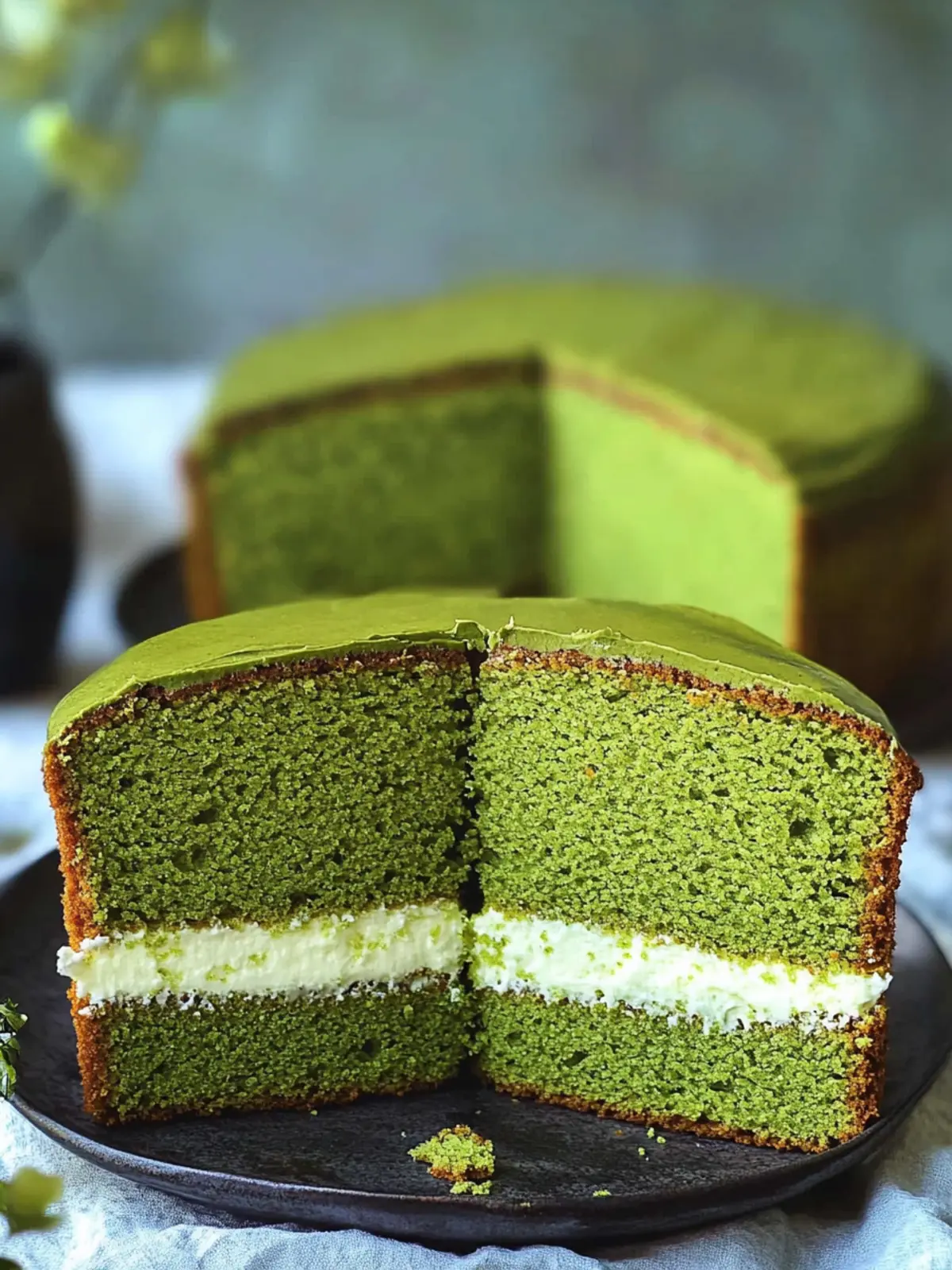 Deliciously Fluffy Matcha Sponge Cake for Sweet Moments 3 Matcha Sponge Cake
