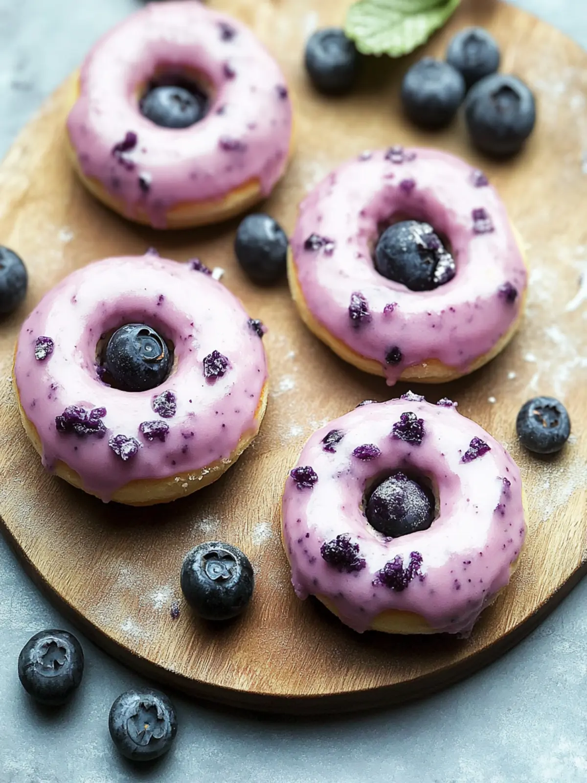 Irresistible Wild Blueberry Cake Donuts You Can Bake Today 3 Wild Blueberry Cake Donuts