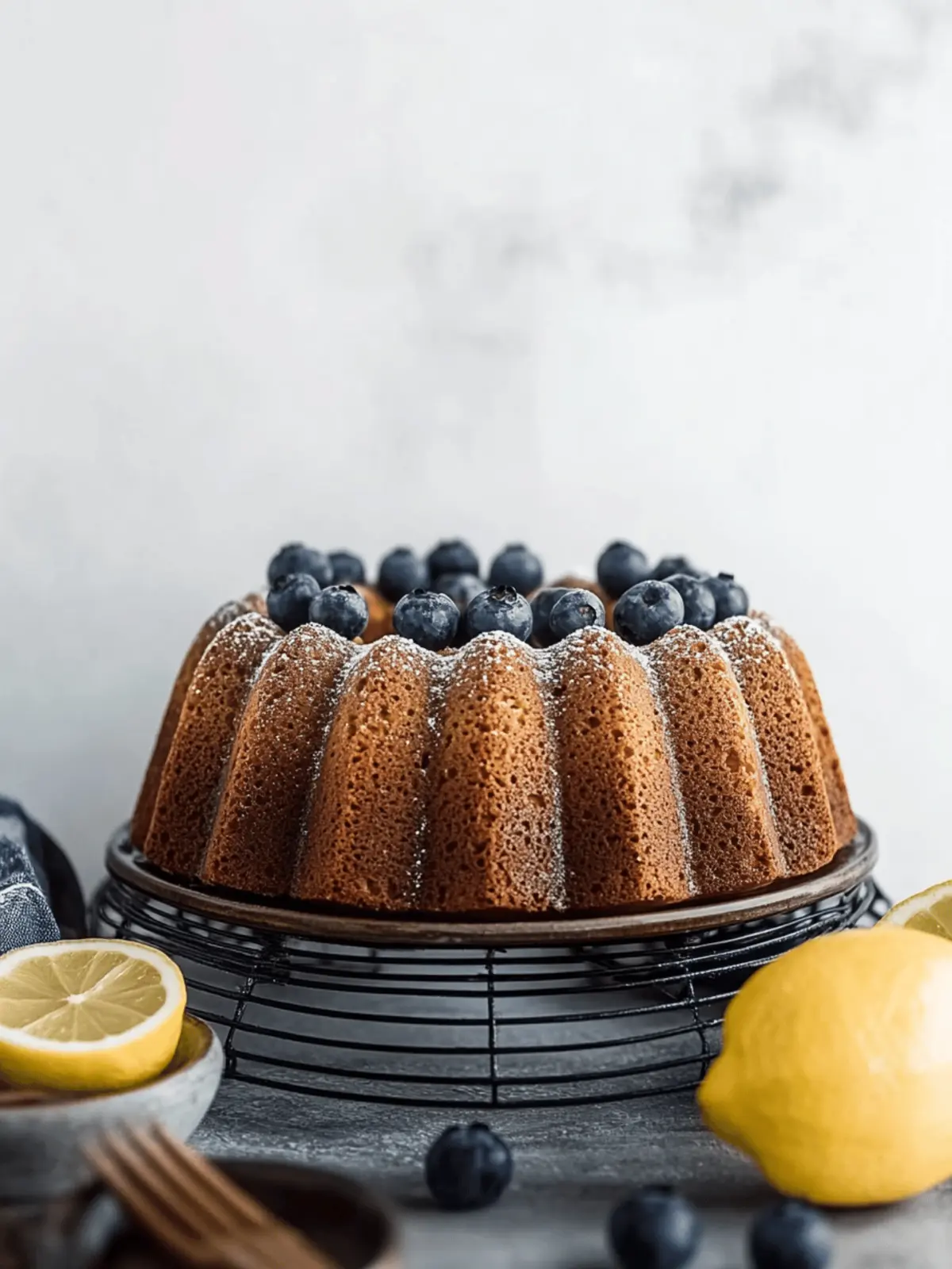 Moist Lemon and Blueberry Bundt Cake for Every Occasion 2 Lemon and blueberry bundt cake